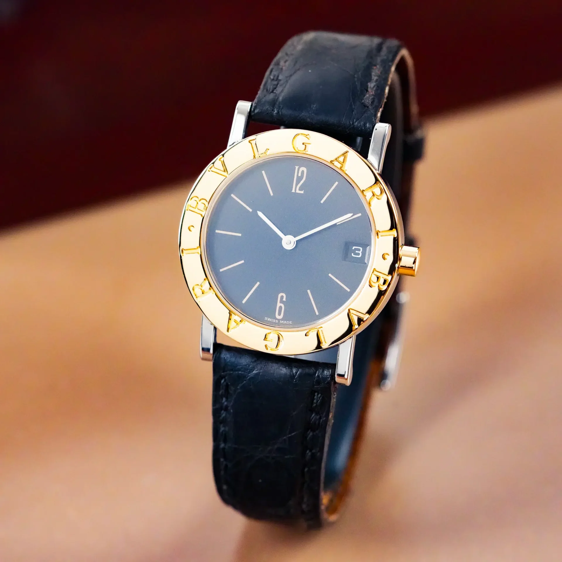 Bvlgari Bulgari 18k Gold Two Tone Case BB30SGLD - Görsel 2