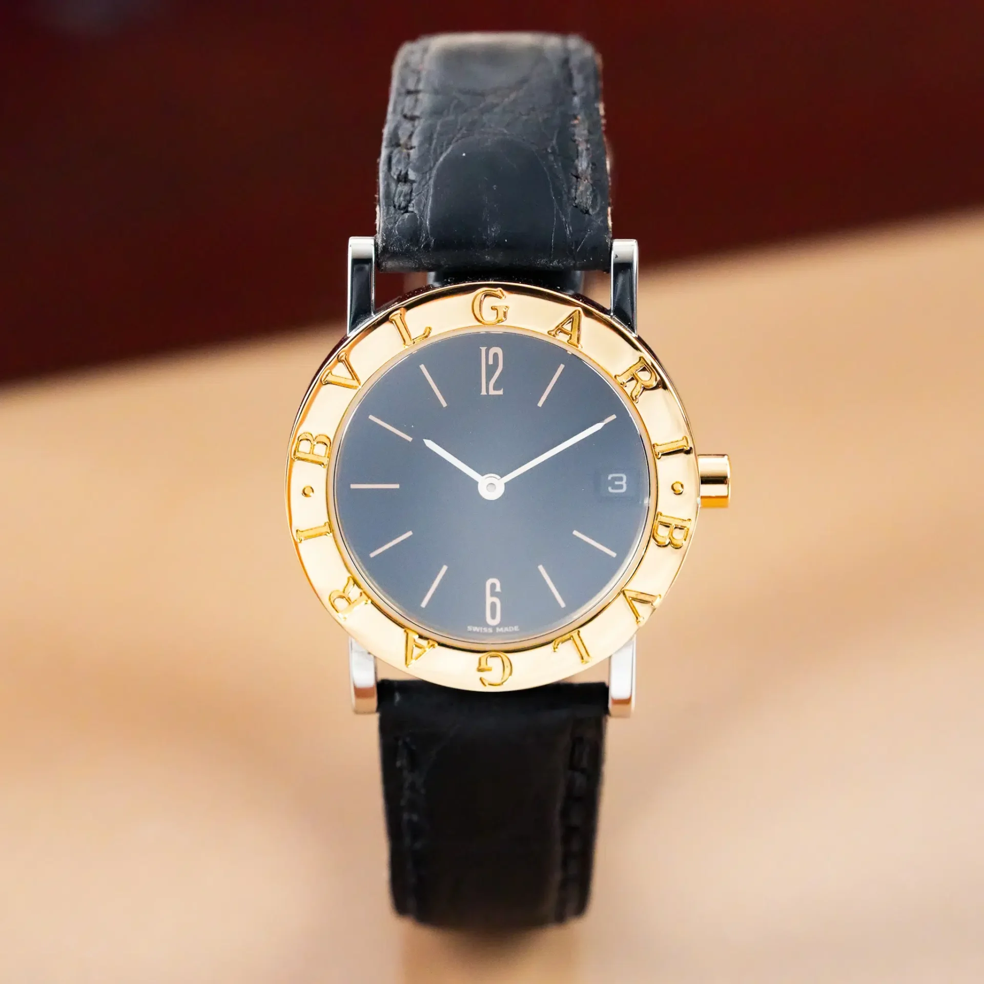 Bvlgari Bulgari 18k Gold Two Tone Case BB30SGLD - Görsel 3