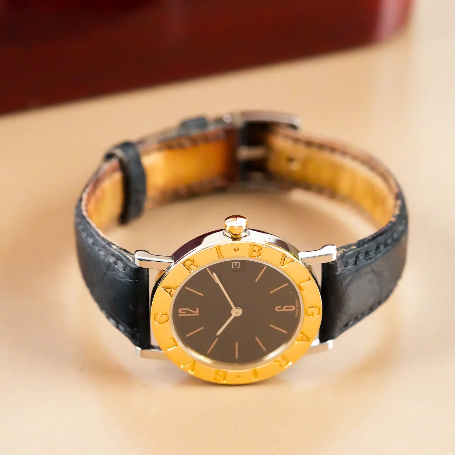 Bvlgari Bulgari 18k Gold Two Tone Case BB30SGLD - Görsel 6