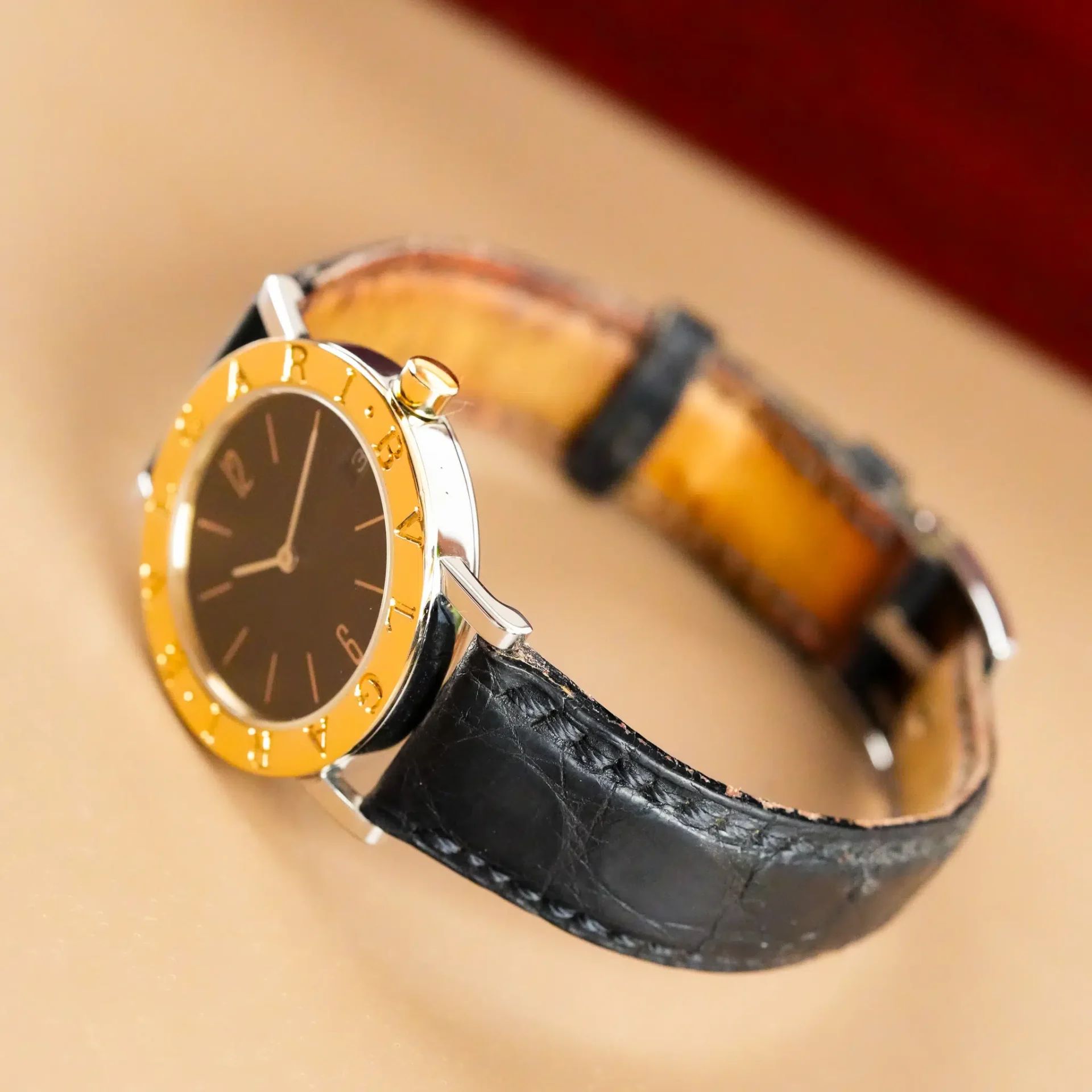 Bvlgari Bulgari 18k Gold Two Tone Case BB30SGLD - Görsel 7