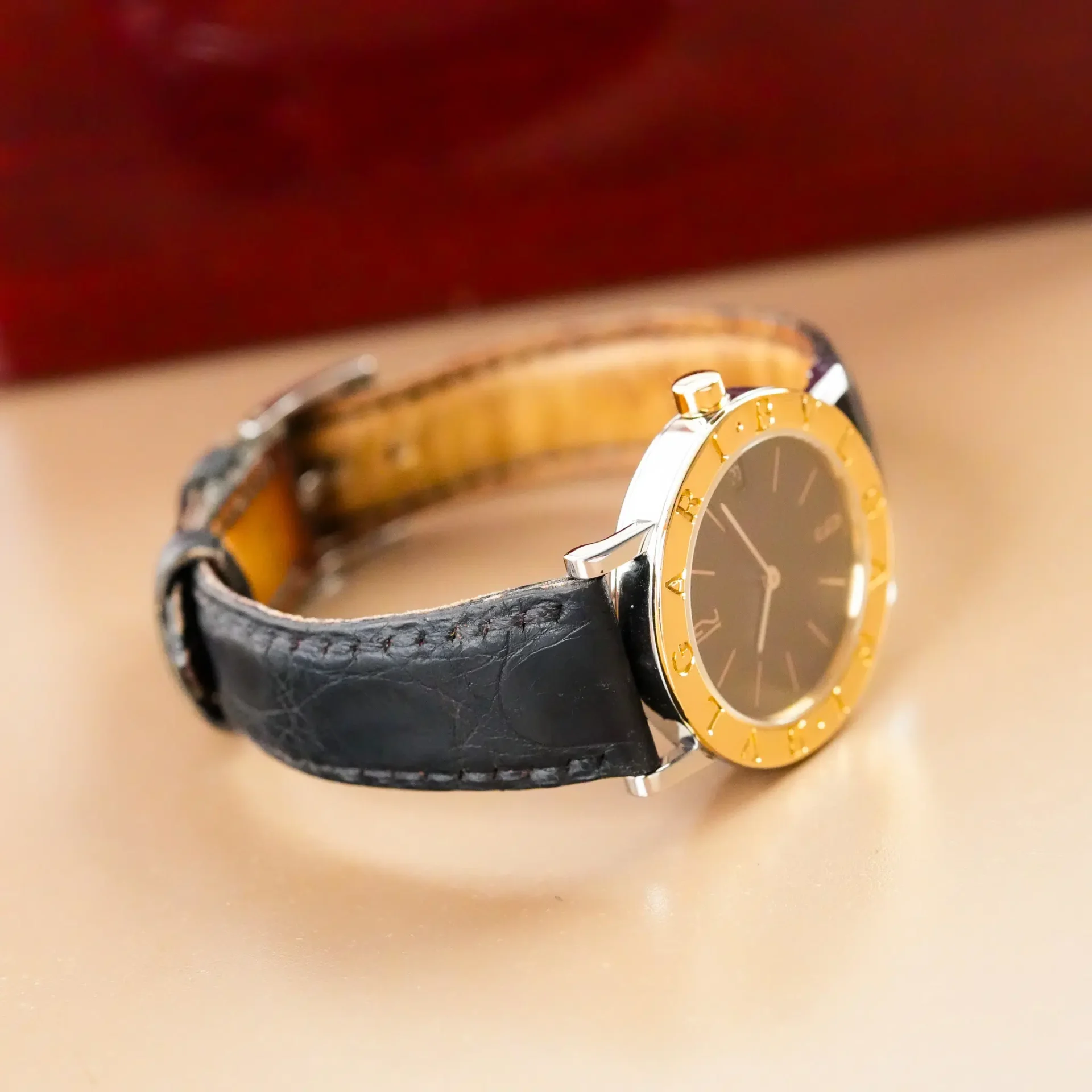 Bvlgari Bulgari 18k Gold Two Tone Case BB30SGLD - Görsel 8