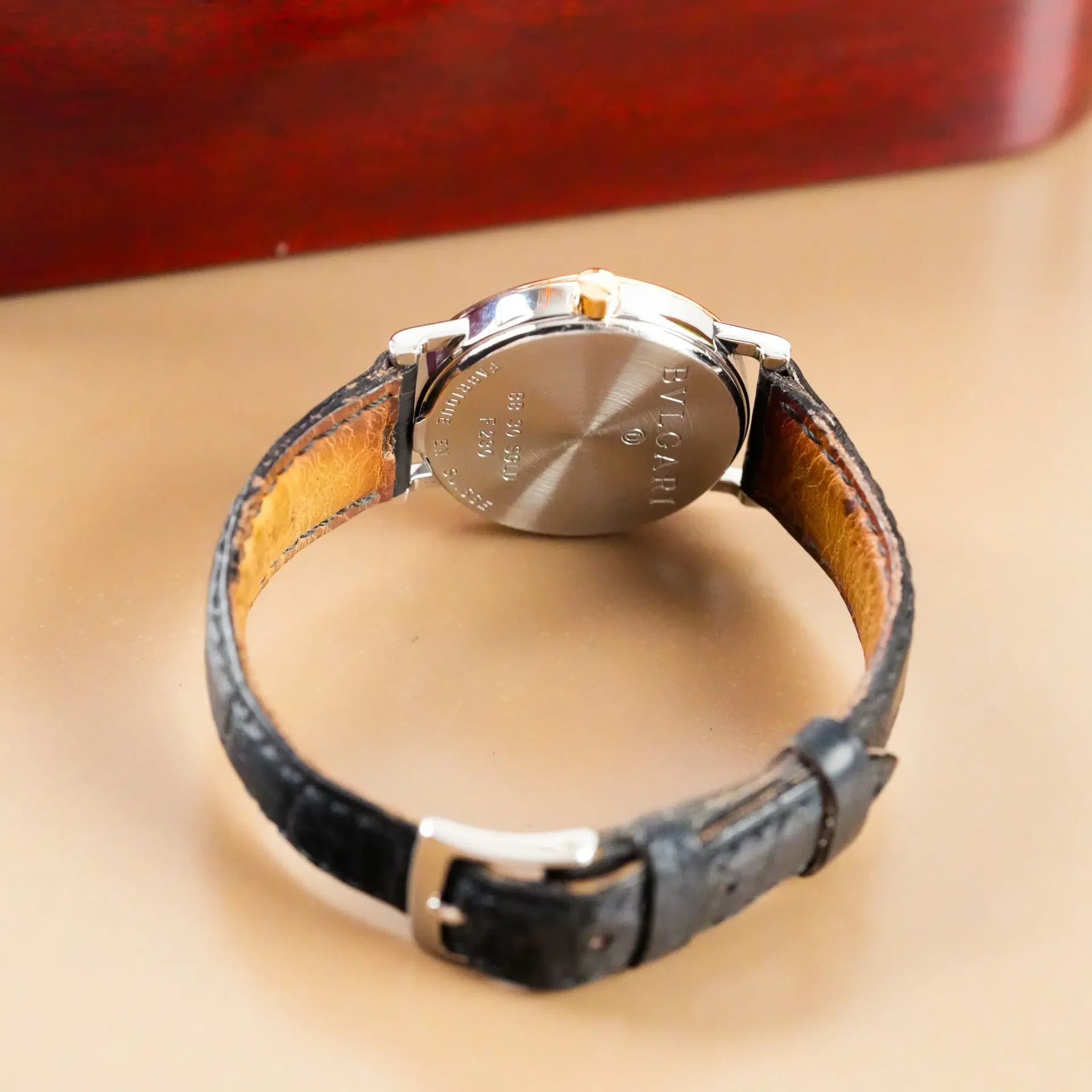 Bvlgari Bulgari 18k Gold Two Tone Case BB30SGLD - Görsel 9