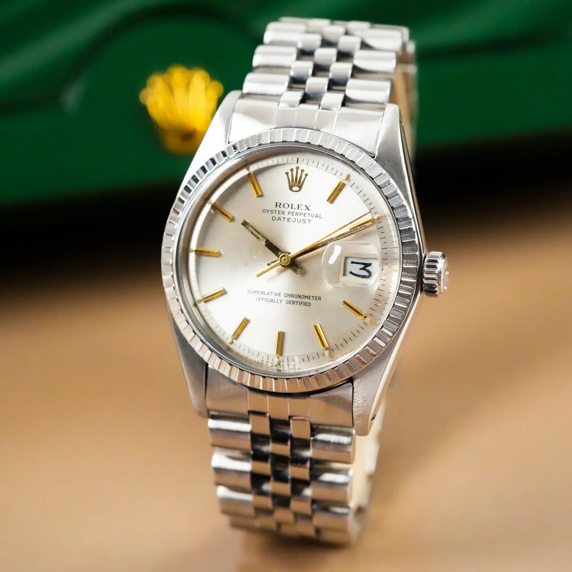 Rolex Datejust 36 Jubilee Fluted Bezel Stick Dial 1603 - Görsel 2
