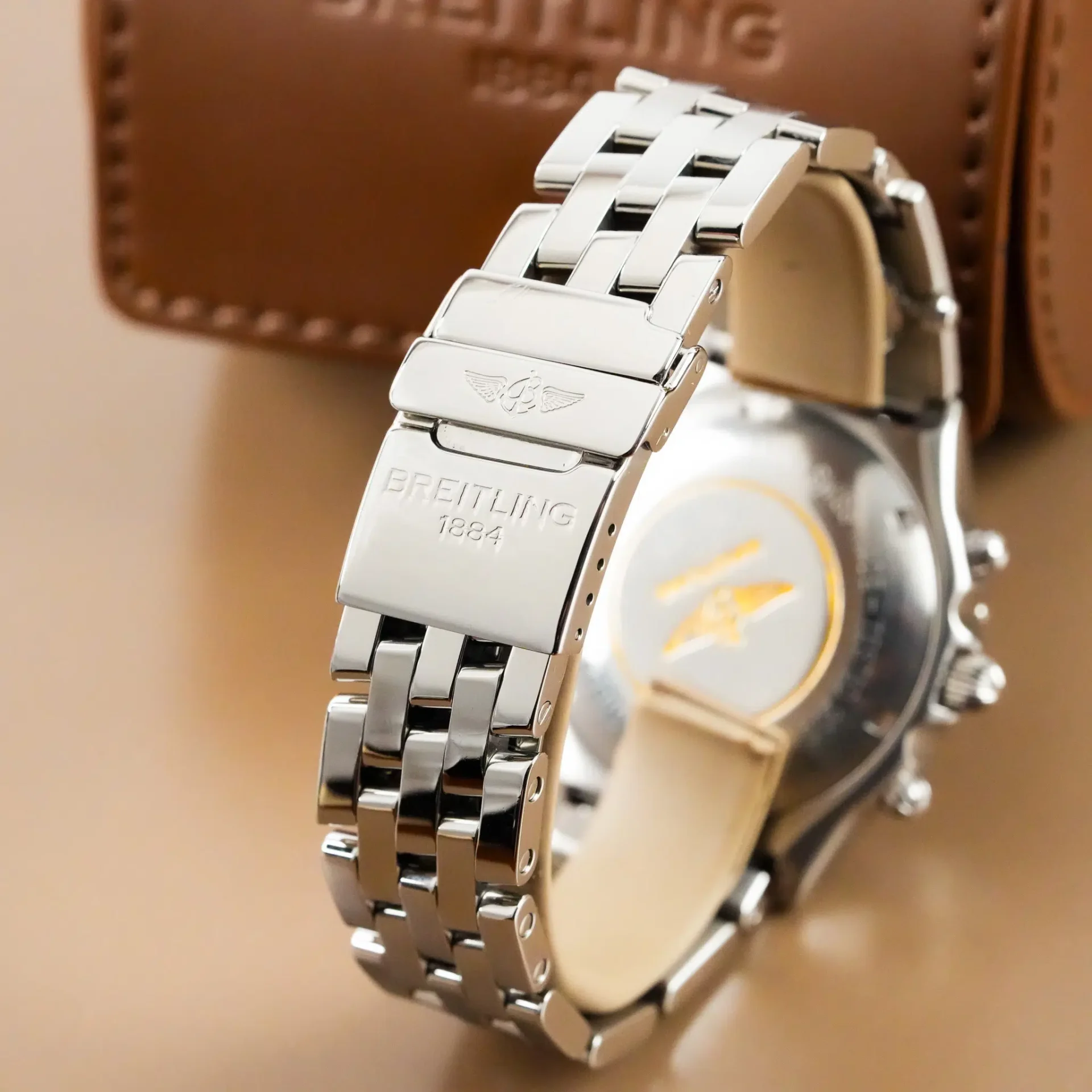 Breitling Chronomat Chronograph Tachymeter Date Engine Turn Bezel 81950/81500 - Görsel 4