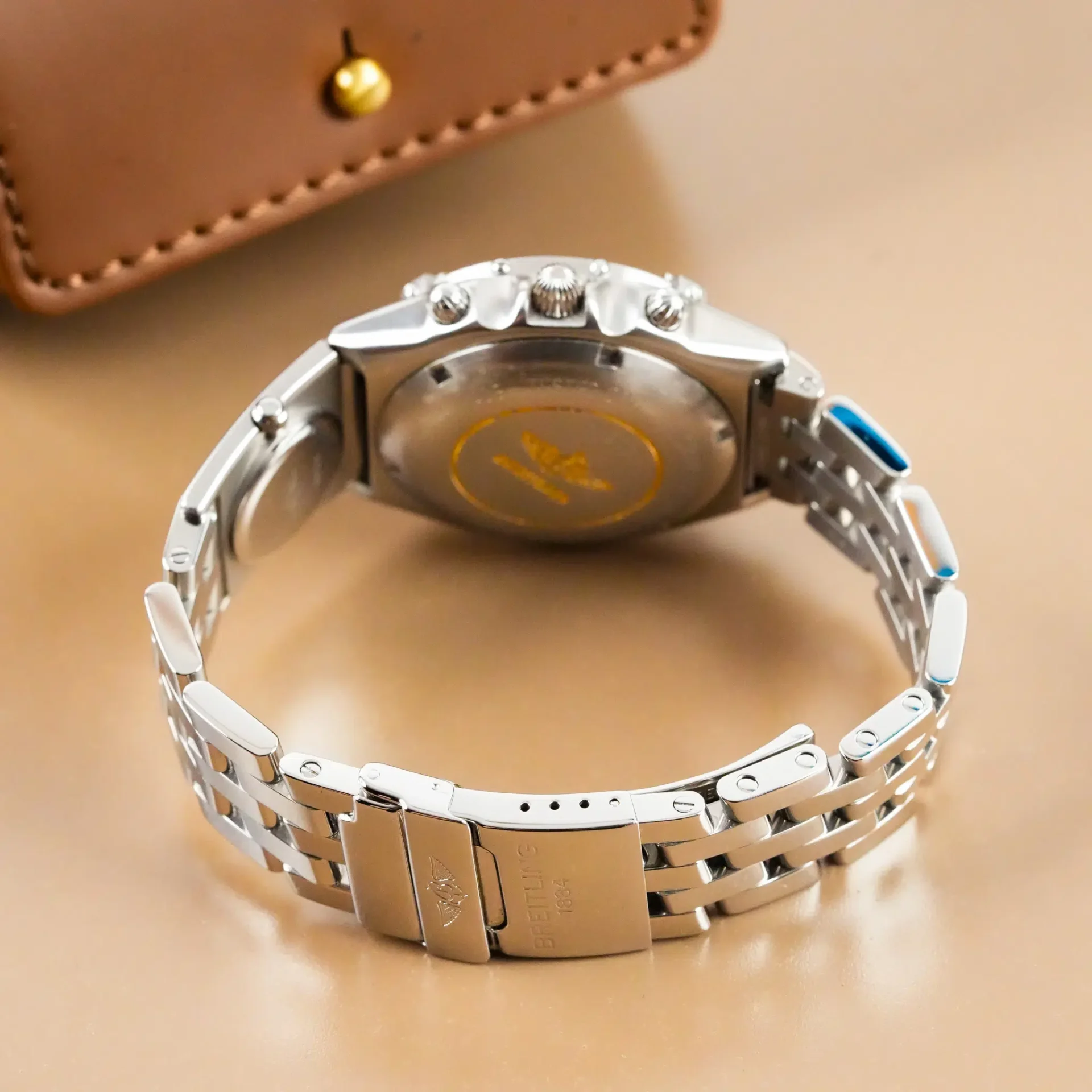 Breitling Chronomat Chronograph Tachymeter Date Engine Turn Bezel 81950/81500 - Görsel 8