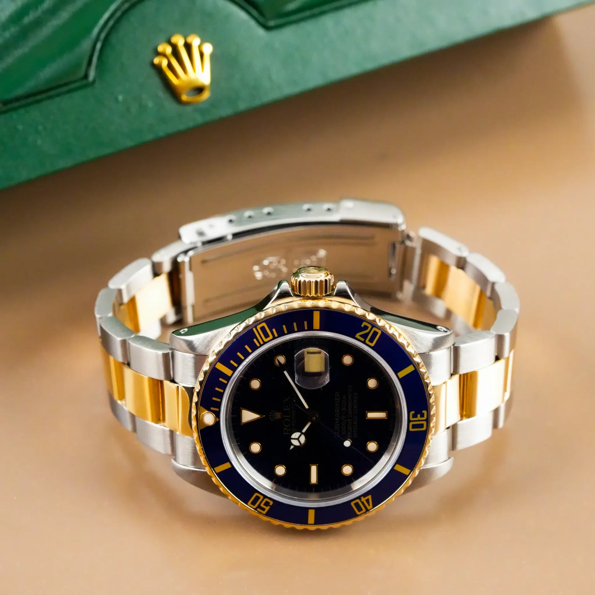Rolex Submariner Date Two Tone Blue Dial 16803 - Görsel 5
