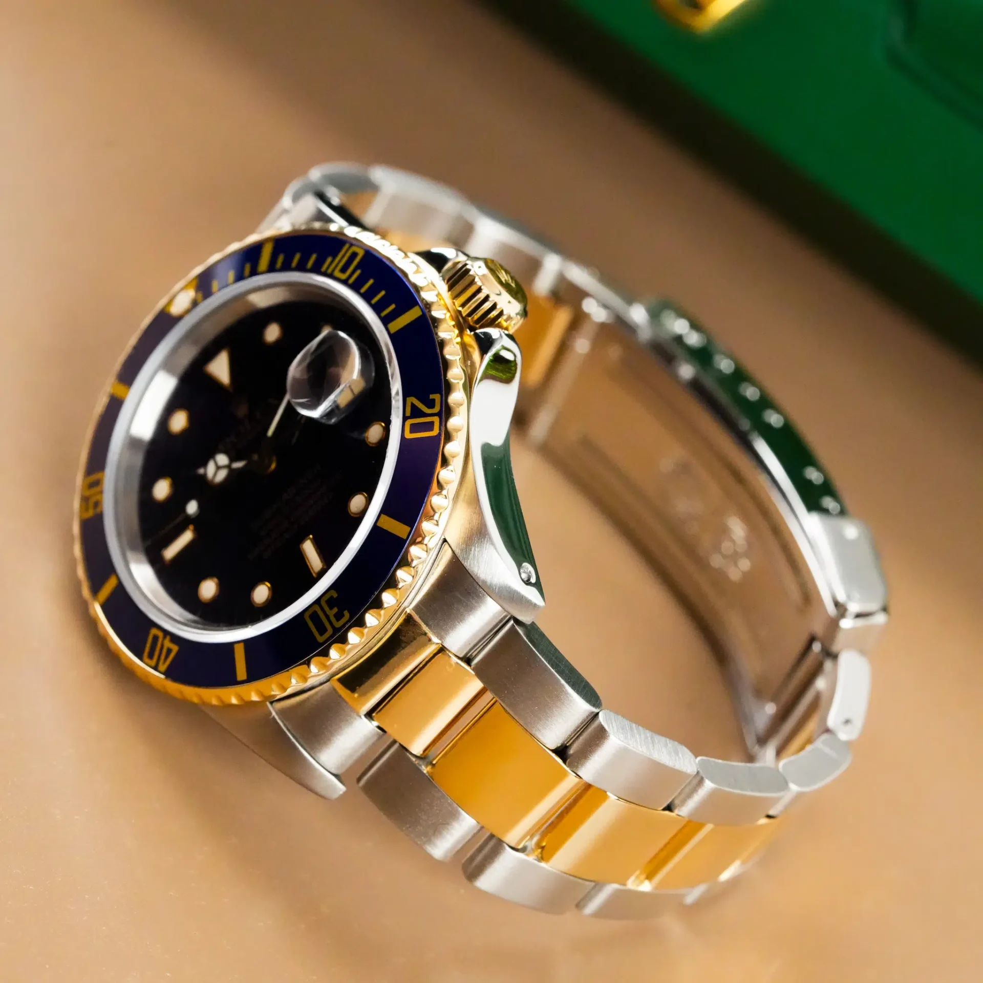 Rolex Submariner Date Two Tone Blue Dial 16803 - Görsel 6
