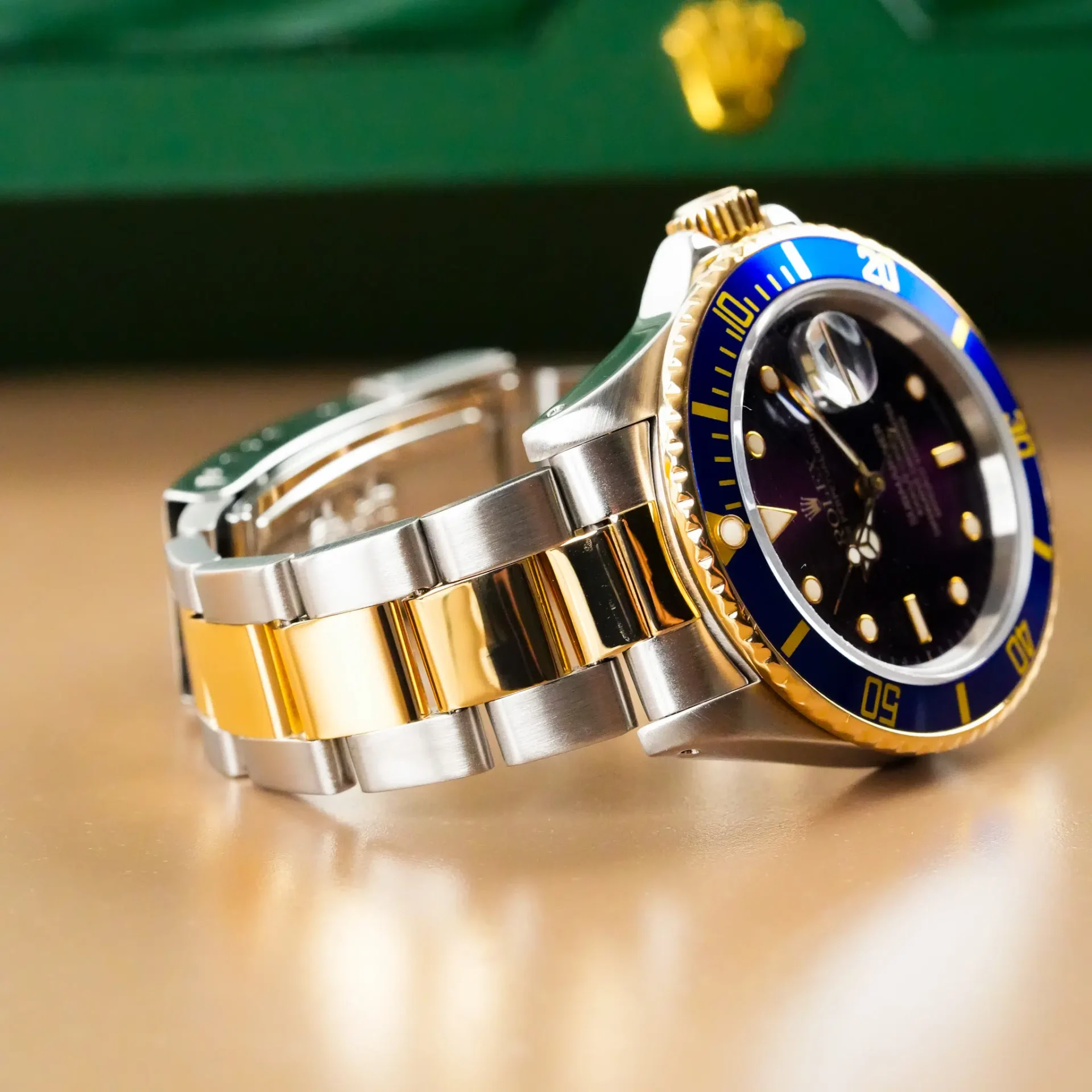 Rolex Submariner Date Two Tone Blue Dial 16803 - Görsel 7