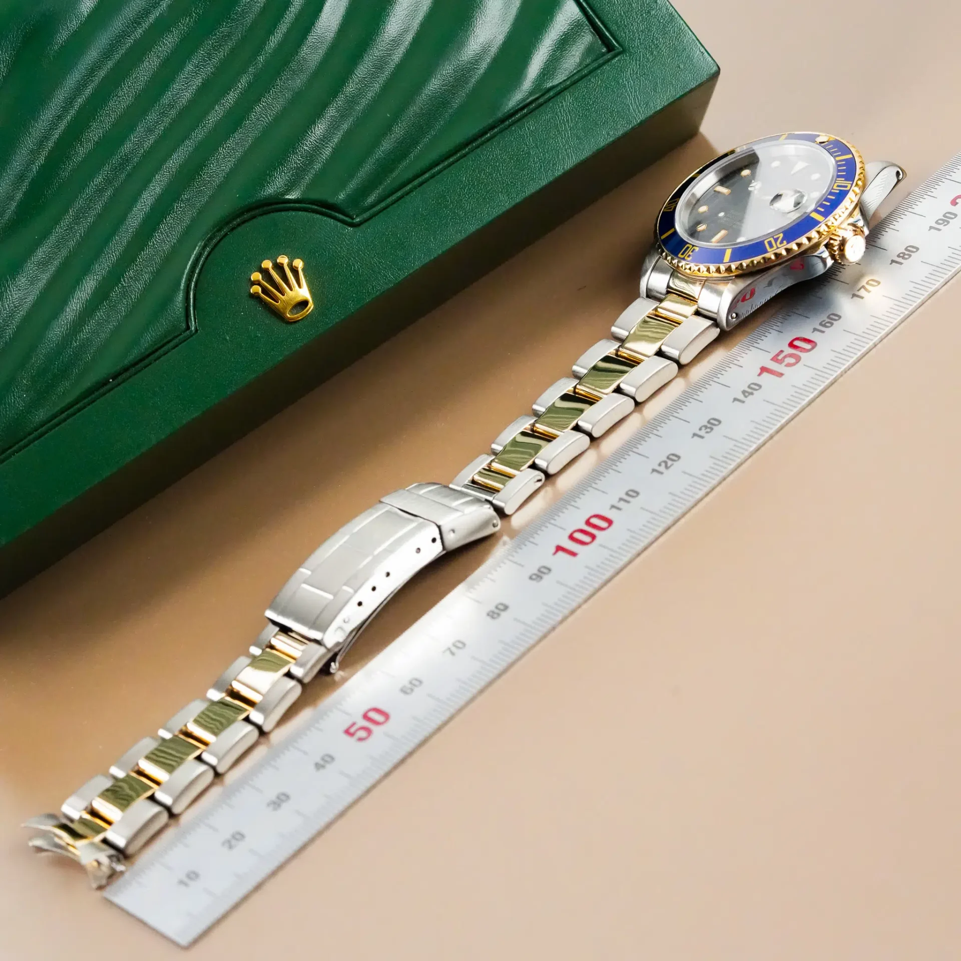 Rolex Submariner Date Two Tone Blue Dial 16803 - Görsel 11