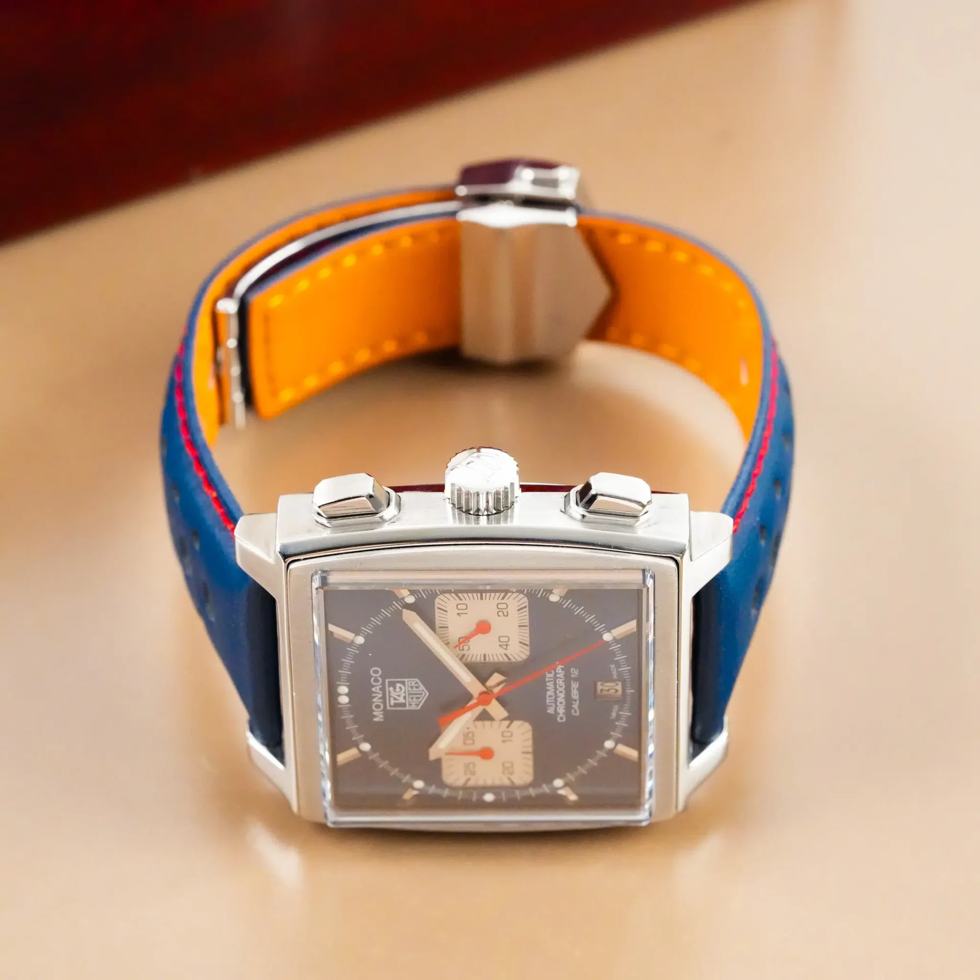 TAG Heuer Monaco Calibre 12 Steve McQueen CAW2111 - Görsel 5
