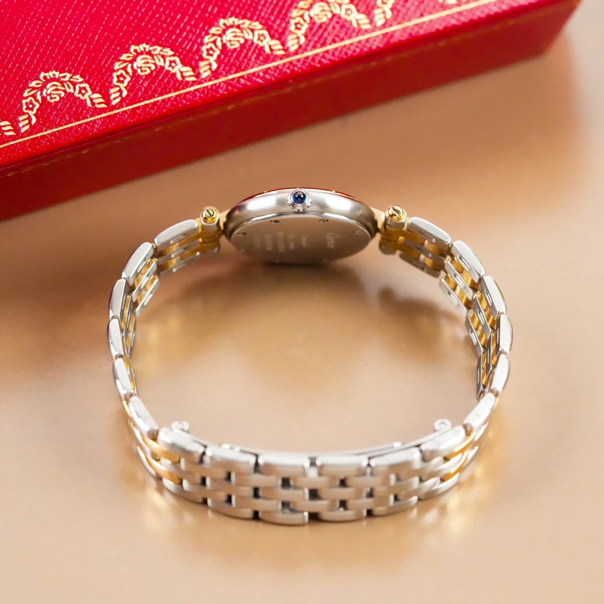 Cartier Santos Panthere Vendome Cartier Panthère Two Tone 18k Gold 166920 - Görsel 9