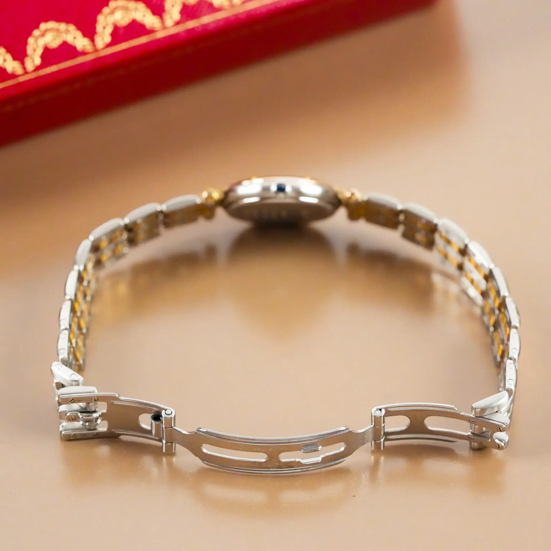 Cartier Santos Panthere Vendome Cartier Panthère Two Tone 18k Gold 166920 - Görsel 10