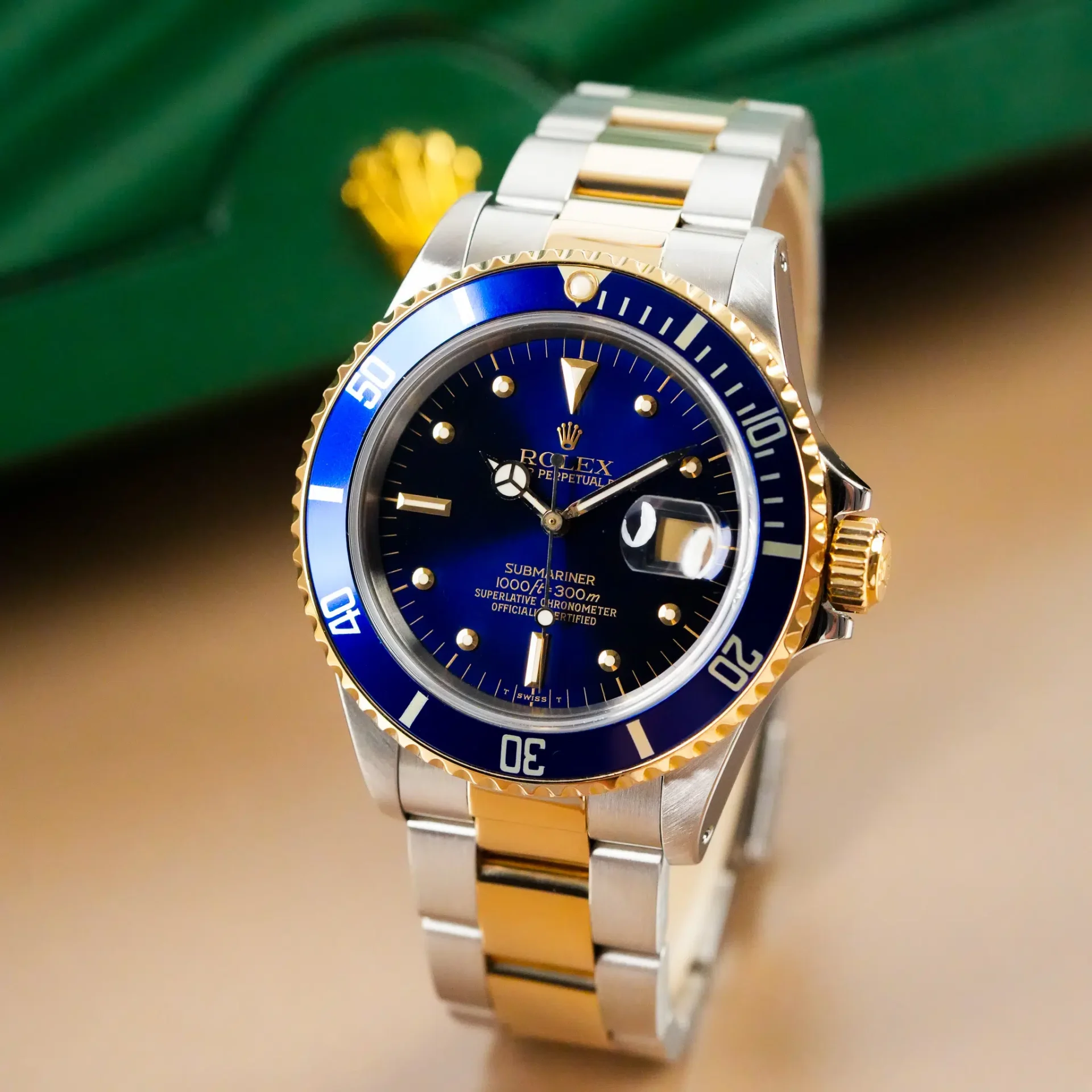 Rolex Submariner Date Two Tone Nipple Dial 16803 - Görsel 2
