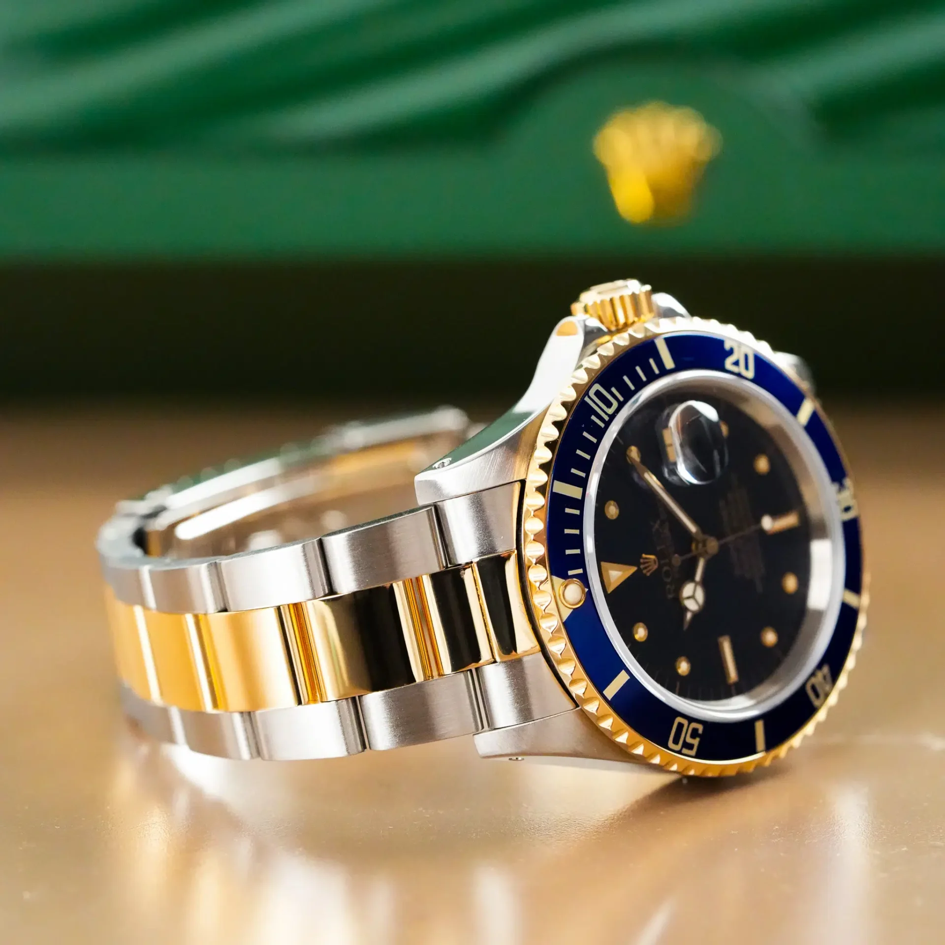 Rolex Submariner Date Two Tone Nipple Dial 16803 - Görsel 7