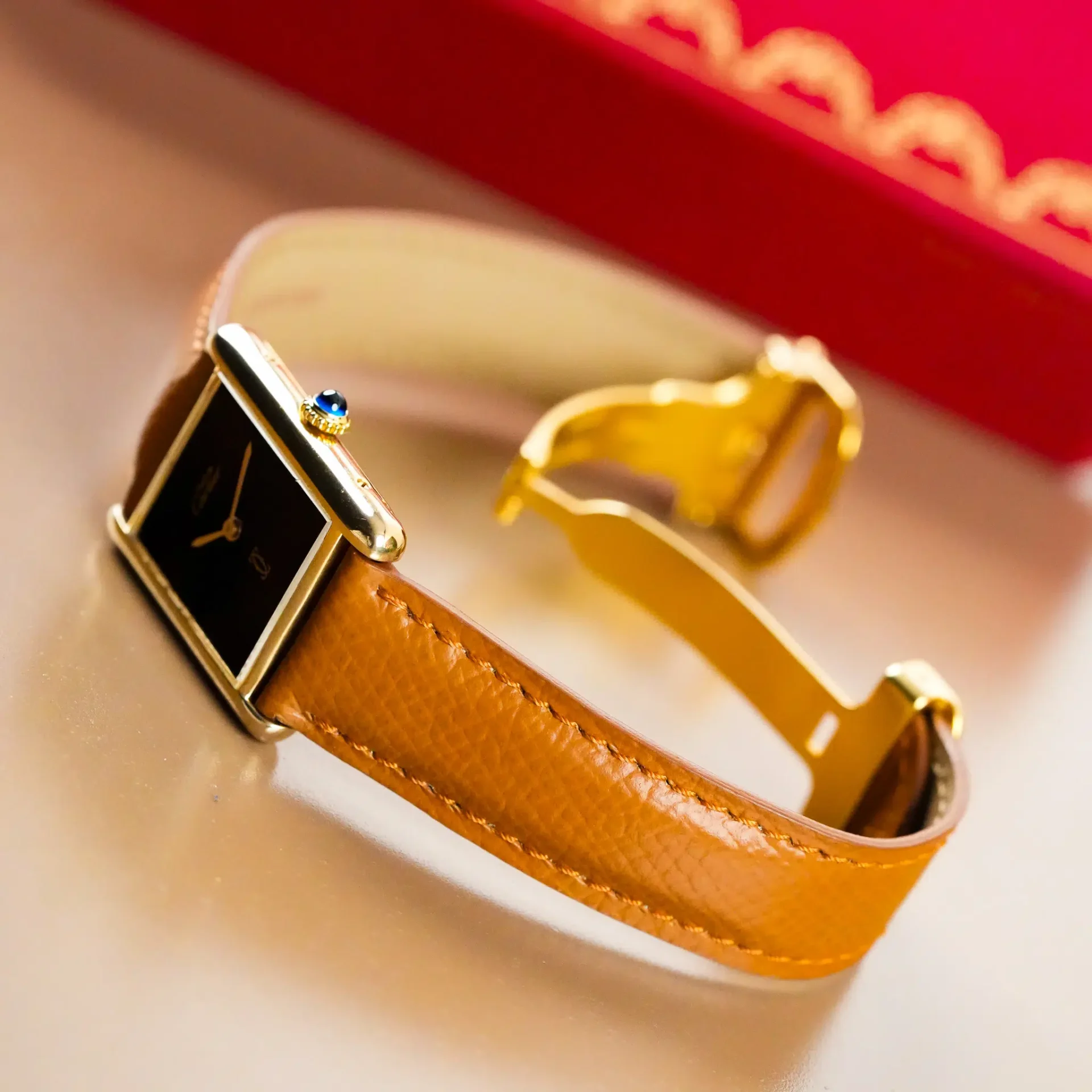 Cartier Must de Cartier Brown Vermeil Tortoiseshell Dial 041180 - Görsel 7