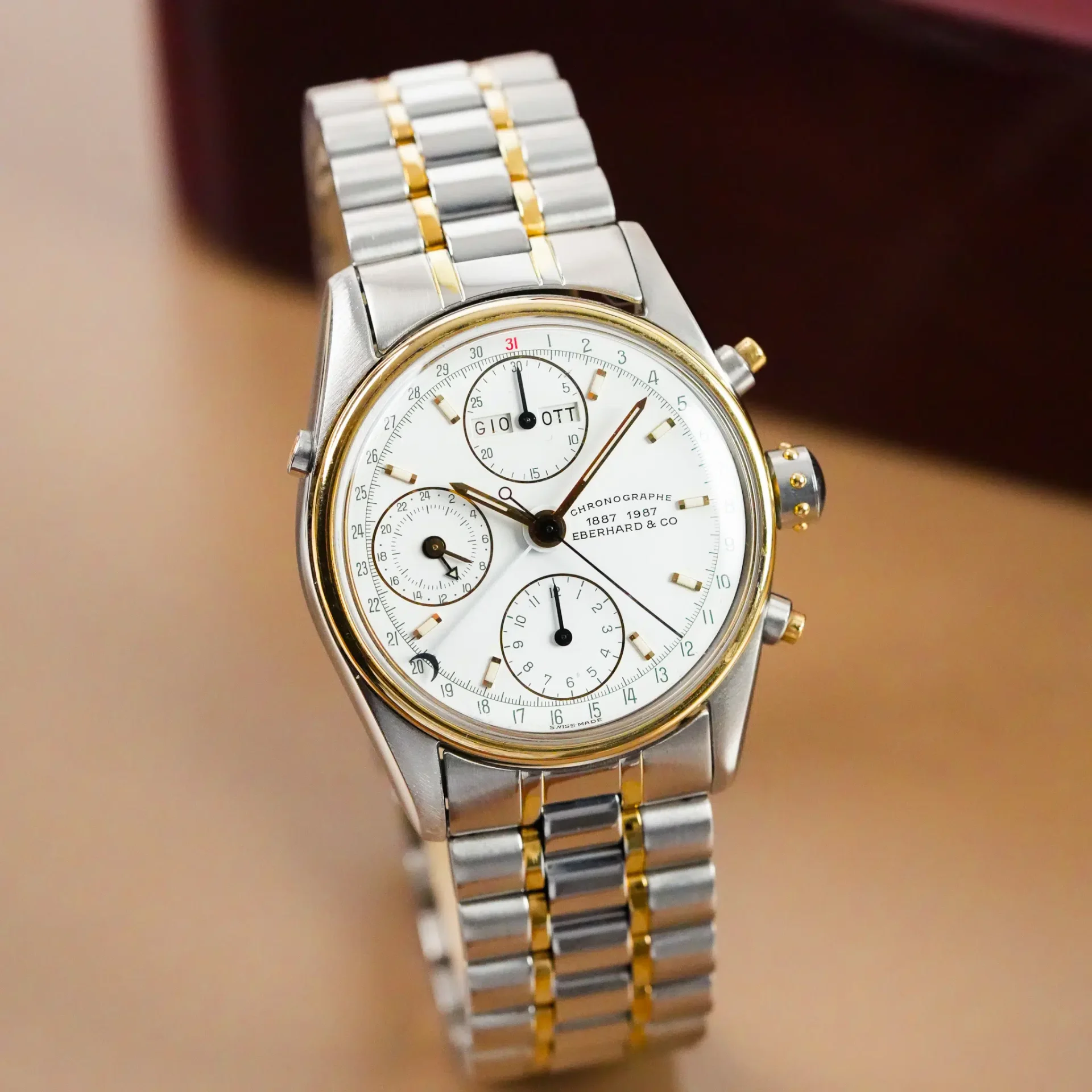 Eberhard & Co. Navy Master Triple Calendar Chronograph 32012 32021/10 32010