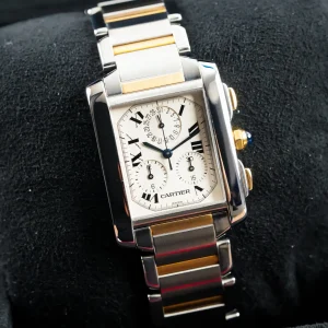 Cartier Tank Française Chronograph 18K Combi  2303