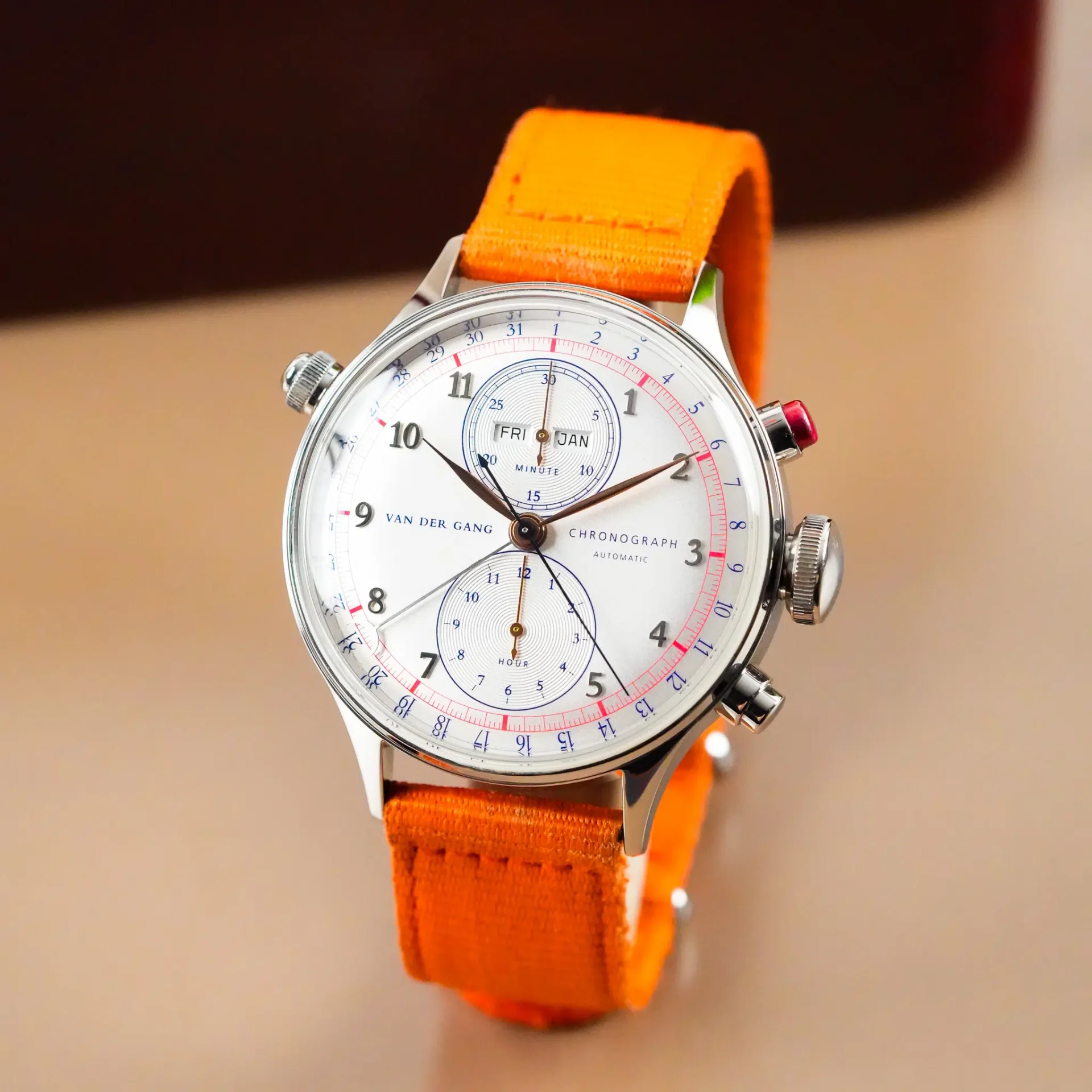 Van Der Gang Original Calendar Chronograph 20052BW-TRg - Görsel 4