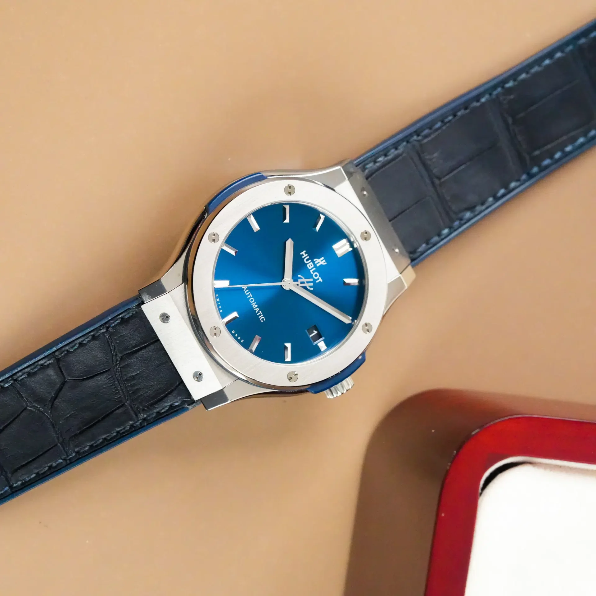 Hublot Classic Fusion Titanium Blue 511.NX.7170.LR - Görsel 11