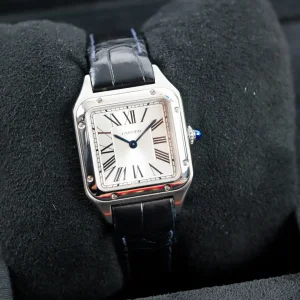 Cartier  Santos Dumont Silver Dial  WSSA0023