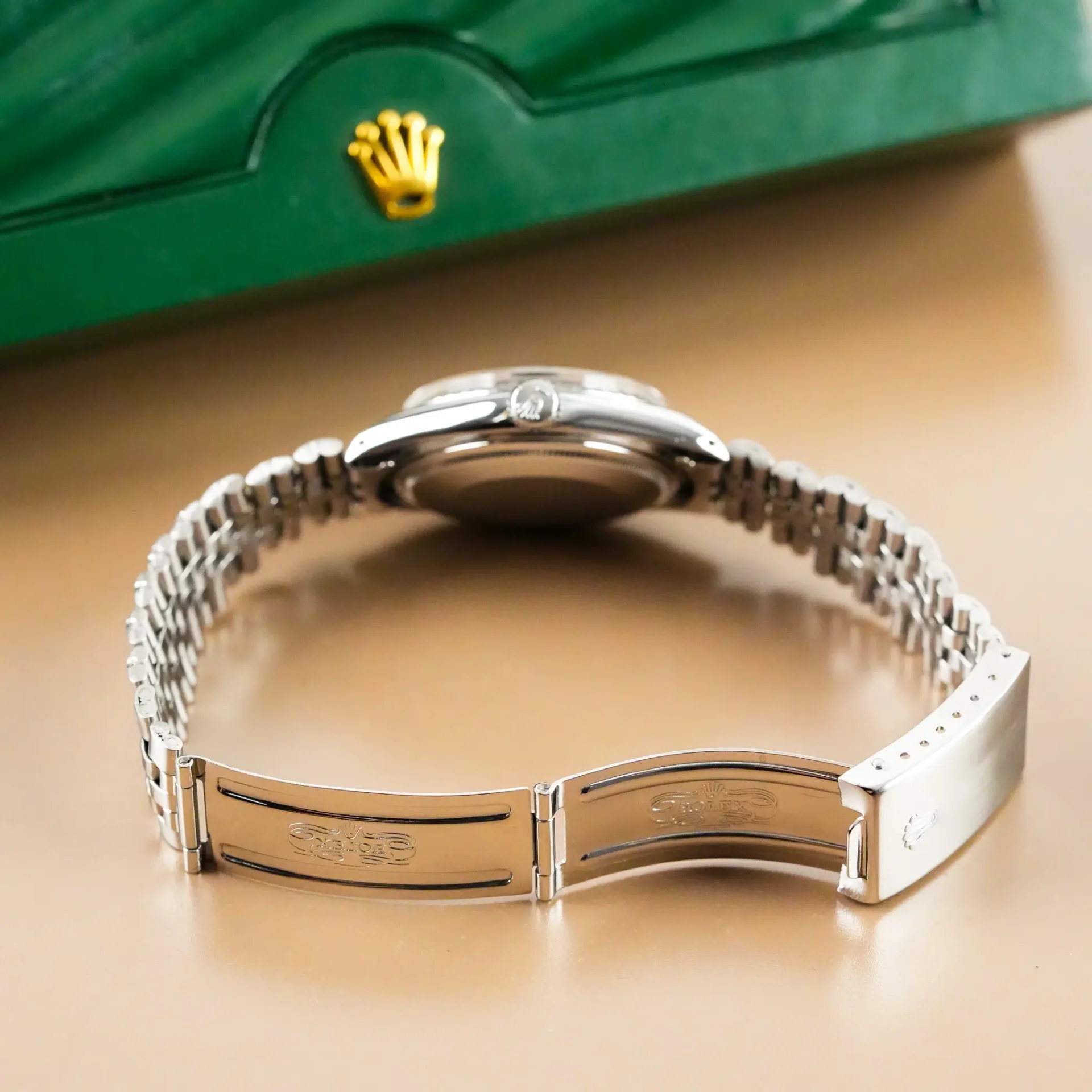 Rolex Datejust 36 Jubilee Fluted Bezel Stick&Black Dial 1603 - Görsel 9