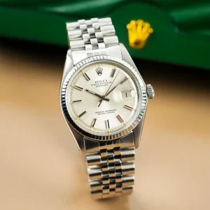 Rolex Datejust 36 Fluted Bezel Silver Dial 1601