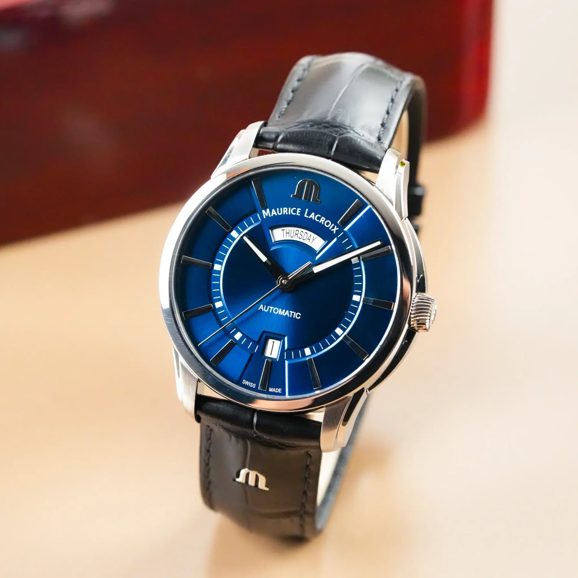 Maurice Lacroix Pontos Day Date Blue Dial PT 6358 - Görsel 3