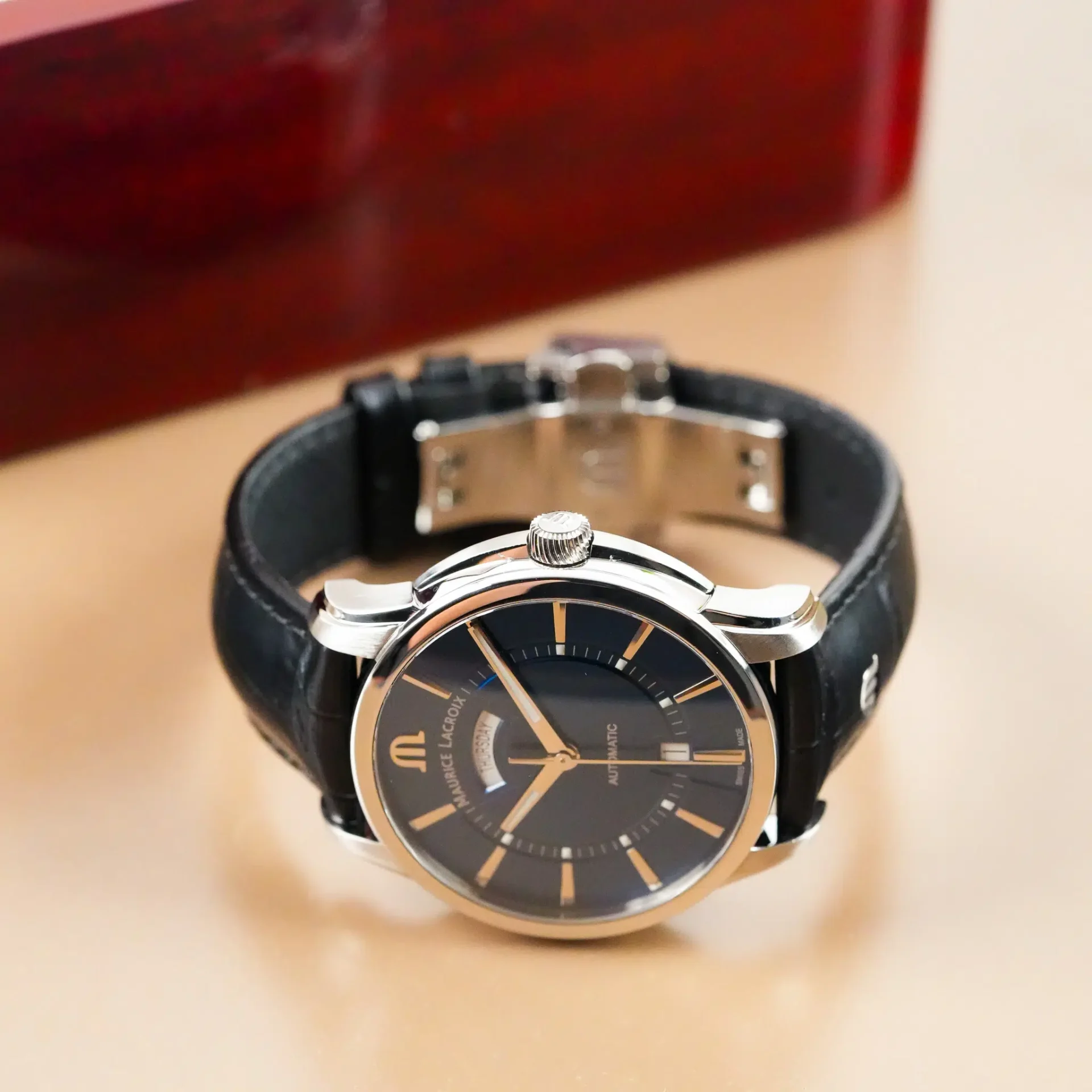 Maurice Lacroix Pontos Day Date Blue Dial PT 6358 - Görsel 5