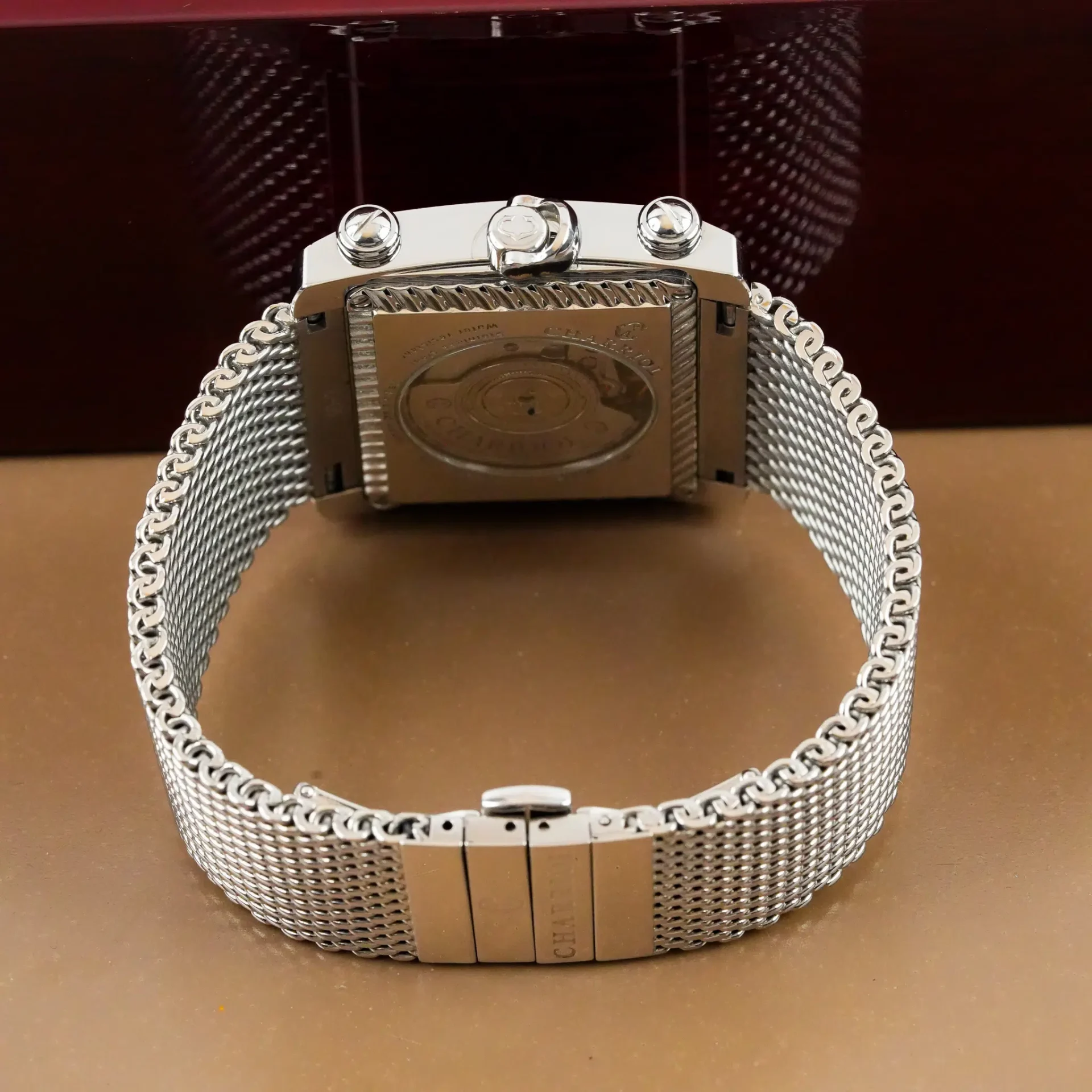 Charriol Actor Woven Steel Black Dial CCHAXL - Görsel 8