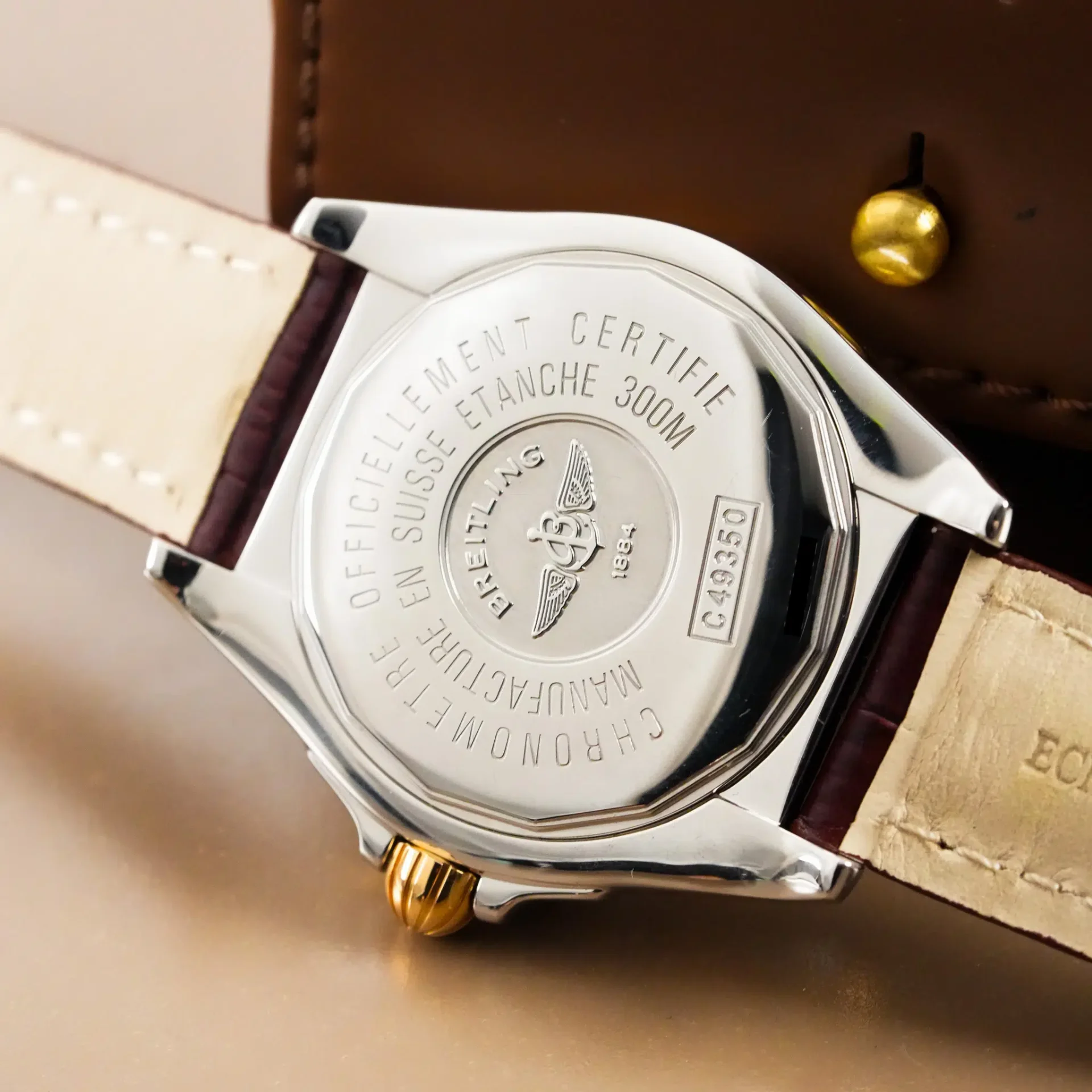 Breitling Cockpit Chronograph Date Two Tone C49350 - Görsel 11