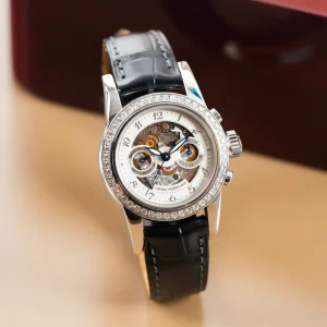 Girard-Perregaux 1966 Small Chronograph Diamonds Skeleton 8046