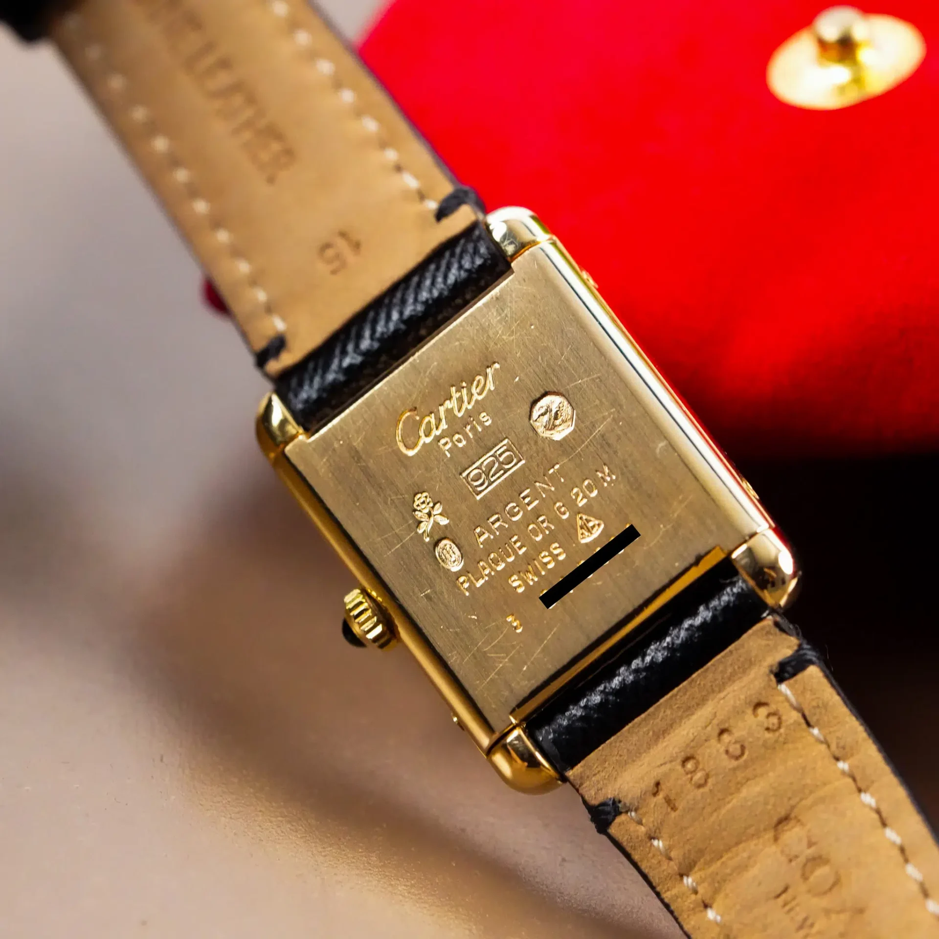 Cartier Must de Tank Paris 2455 - Görsel 12