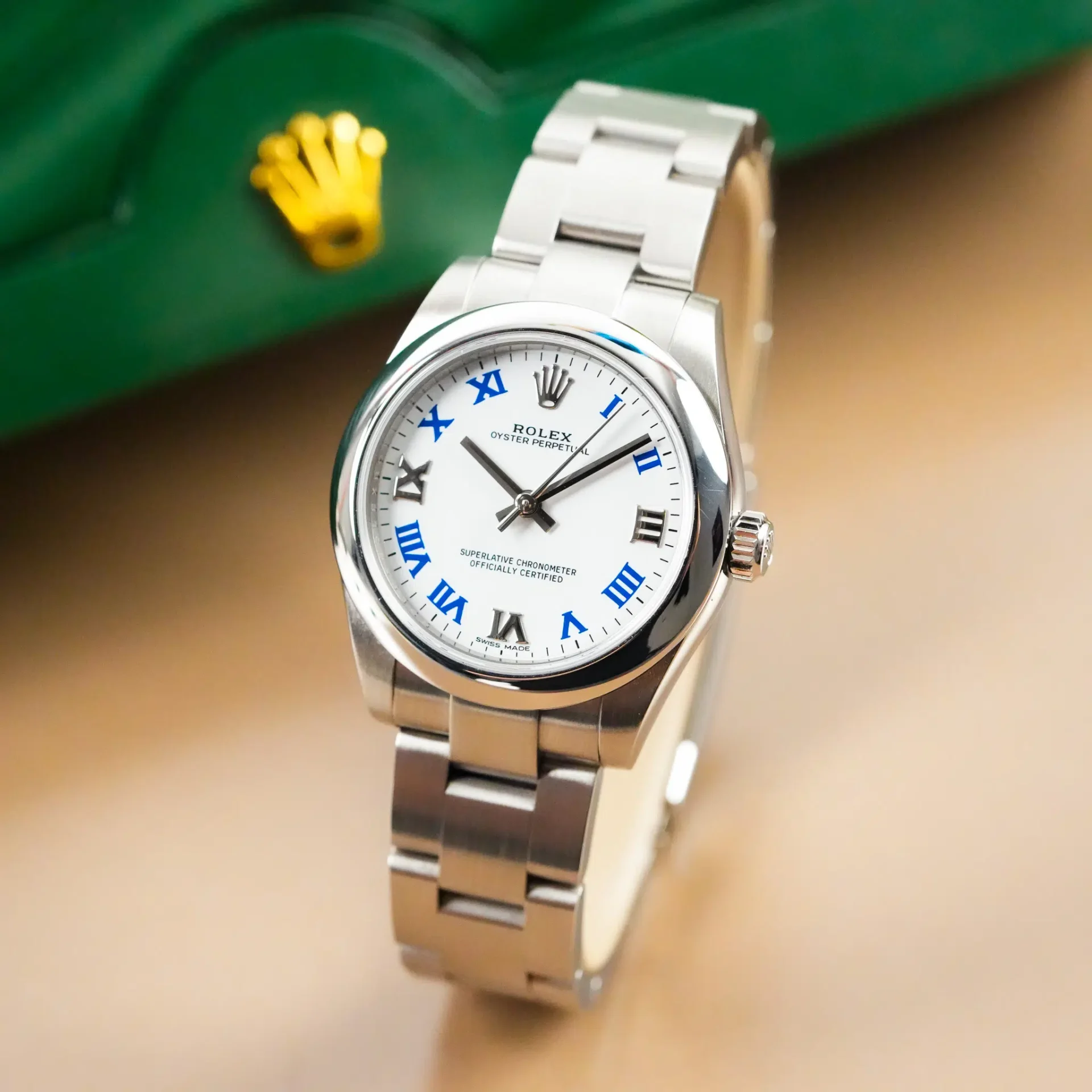 Rolex Oyster Perpetual White Dial 177200