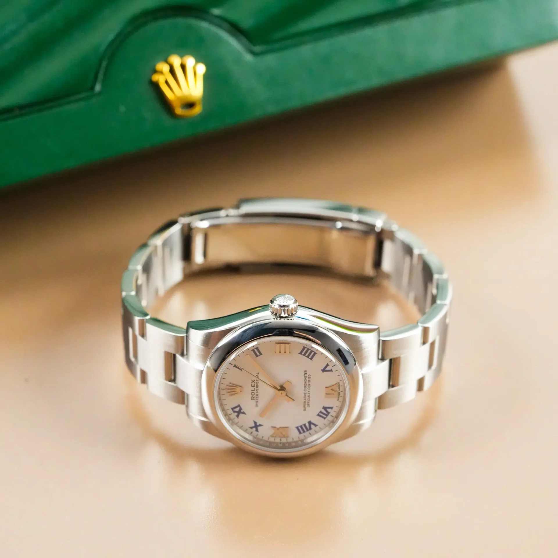 Rolex Oyster Perpetual White Dial 177200 - Görsel 5