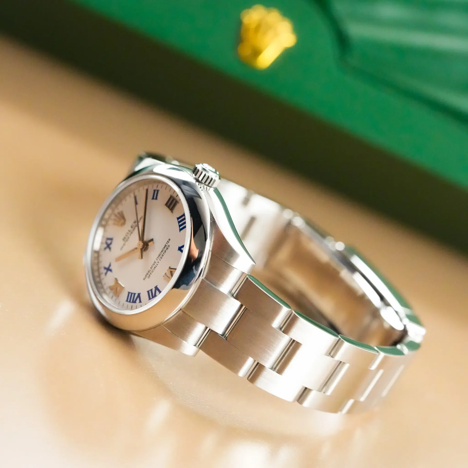 Rolex Oyster Perpetual White Dial 177200 - Görsel 6