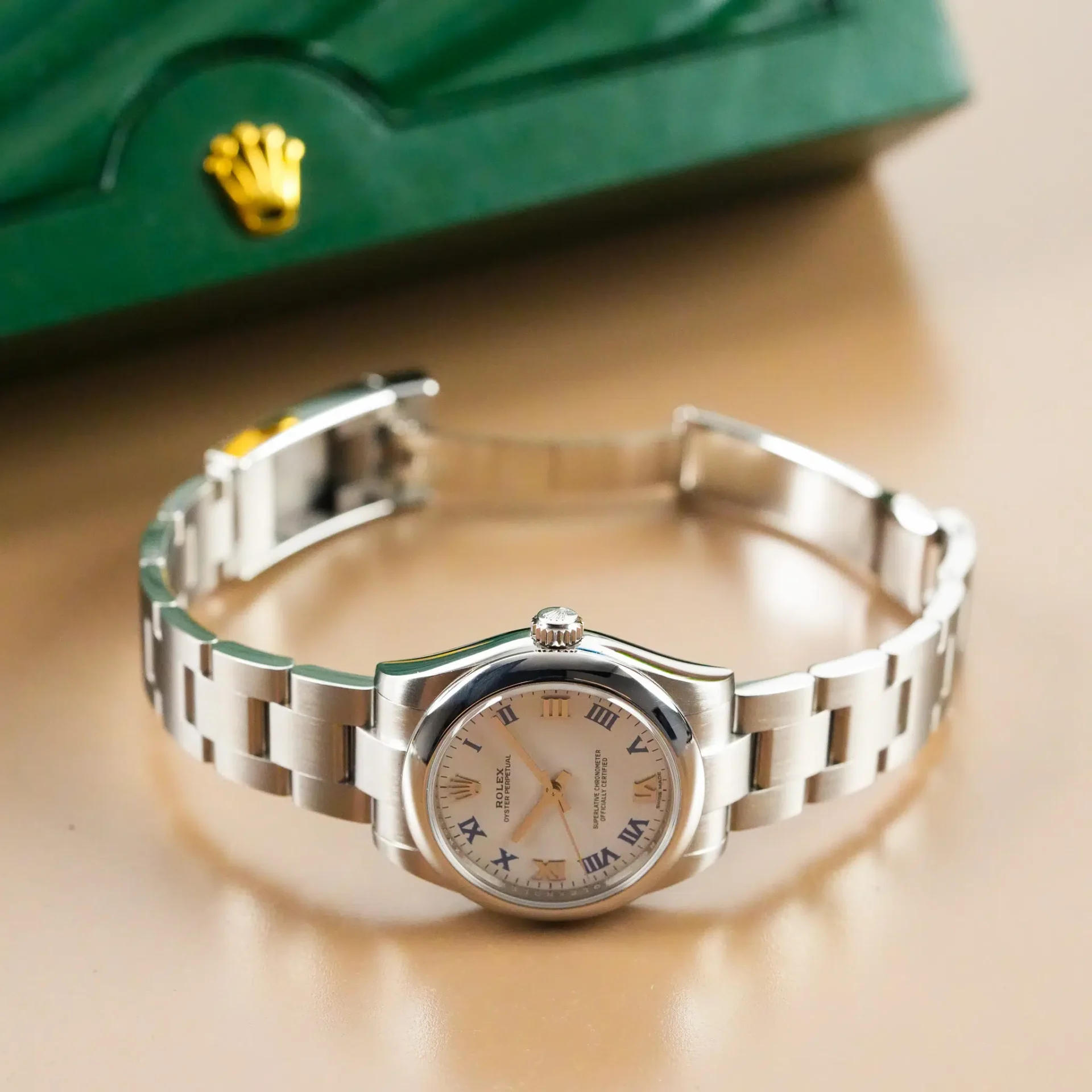 Rolex Oyster Perpetual White Dial 177200 - Görsel 10