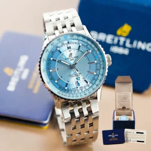 Breitling  Navitimer GMT Ice Blue Dial  A32310