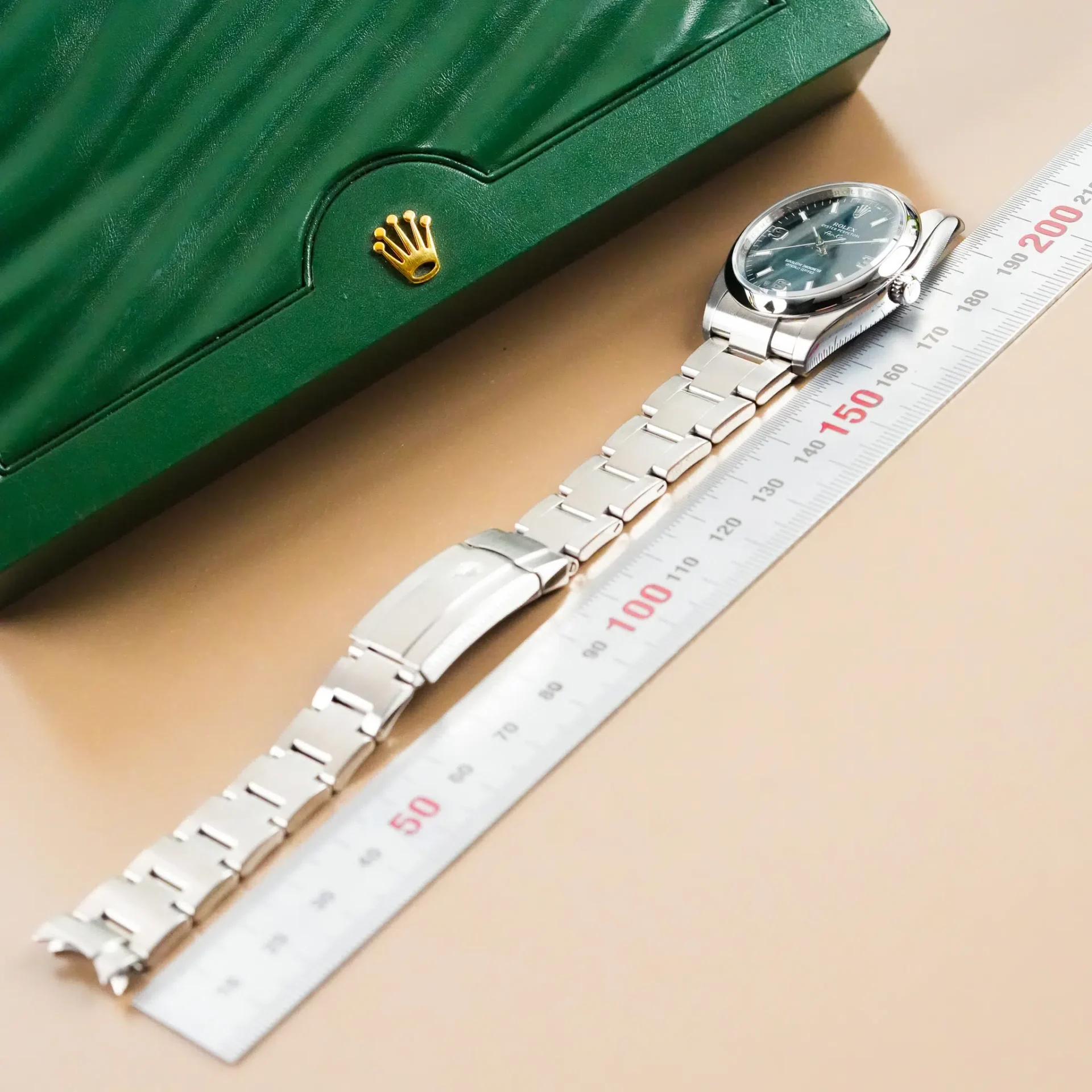 Rolex Oyster Perpetual Air King Blue Dial 114200 - Görsel 10