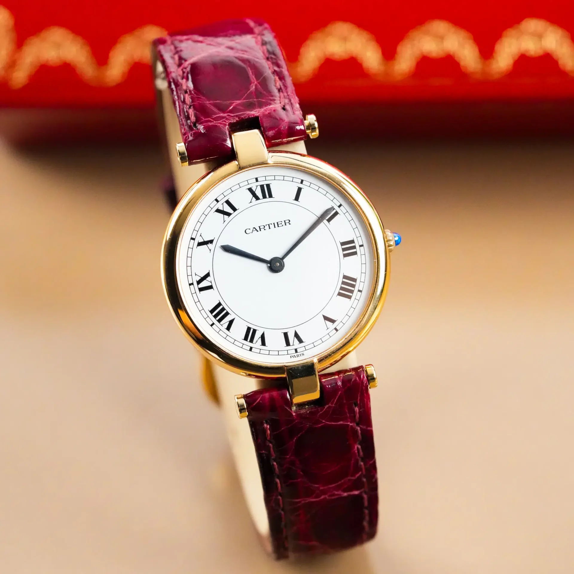 Cartier Must De Cartier Vermeil Vendome 18k Gold 8100.1 - Görsel 2