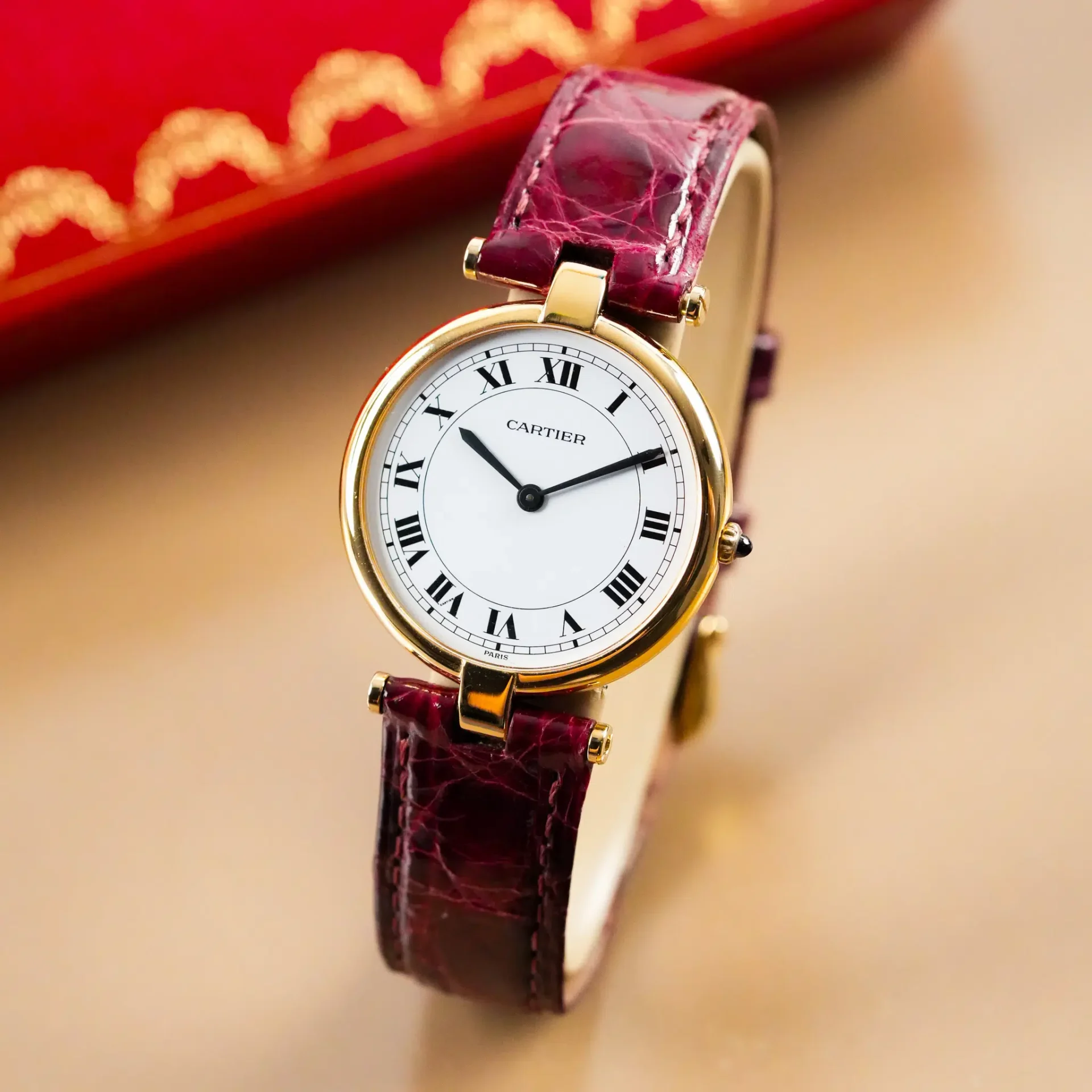 Cartier Must De Cartier Vermeil Vendome 18k Gold 8100.1 - Görsel 3