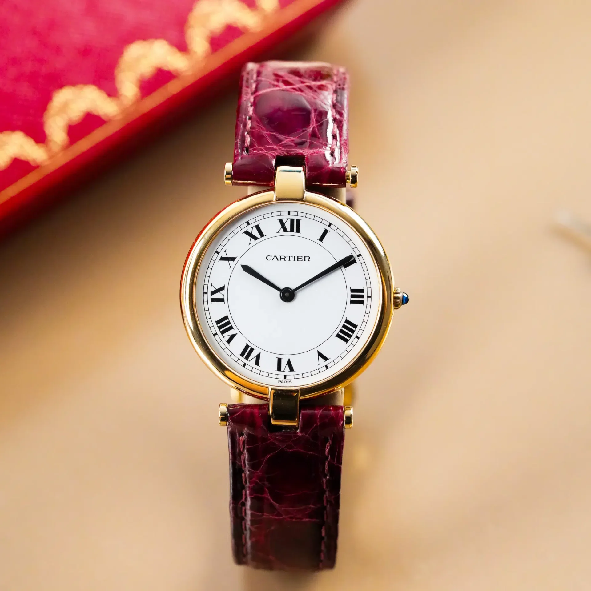 Cartier Must De Cartier Vermeil Vendome 18k Gold 8100.1 - Görsel 4
