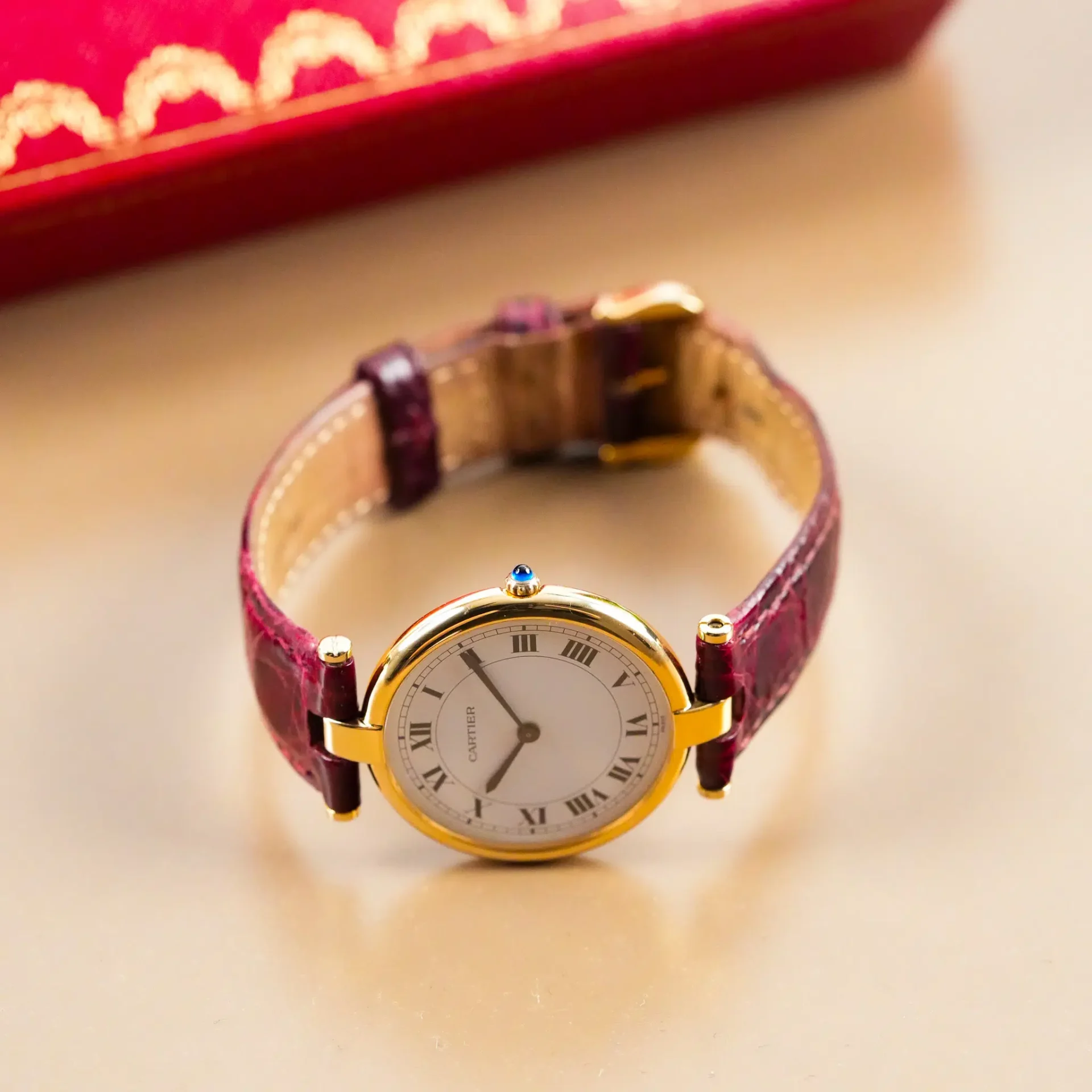 Cartier Must De Cartier Vermeil Vendome 18k Gold 8100.1 - Görsel 5