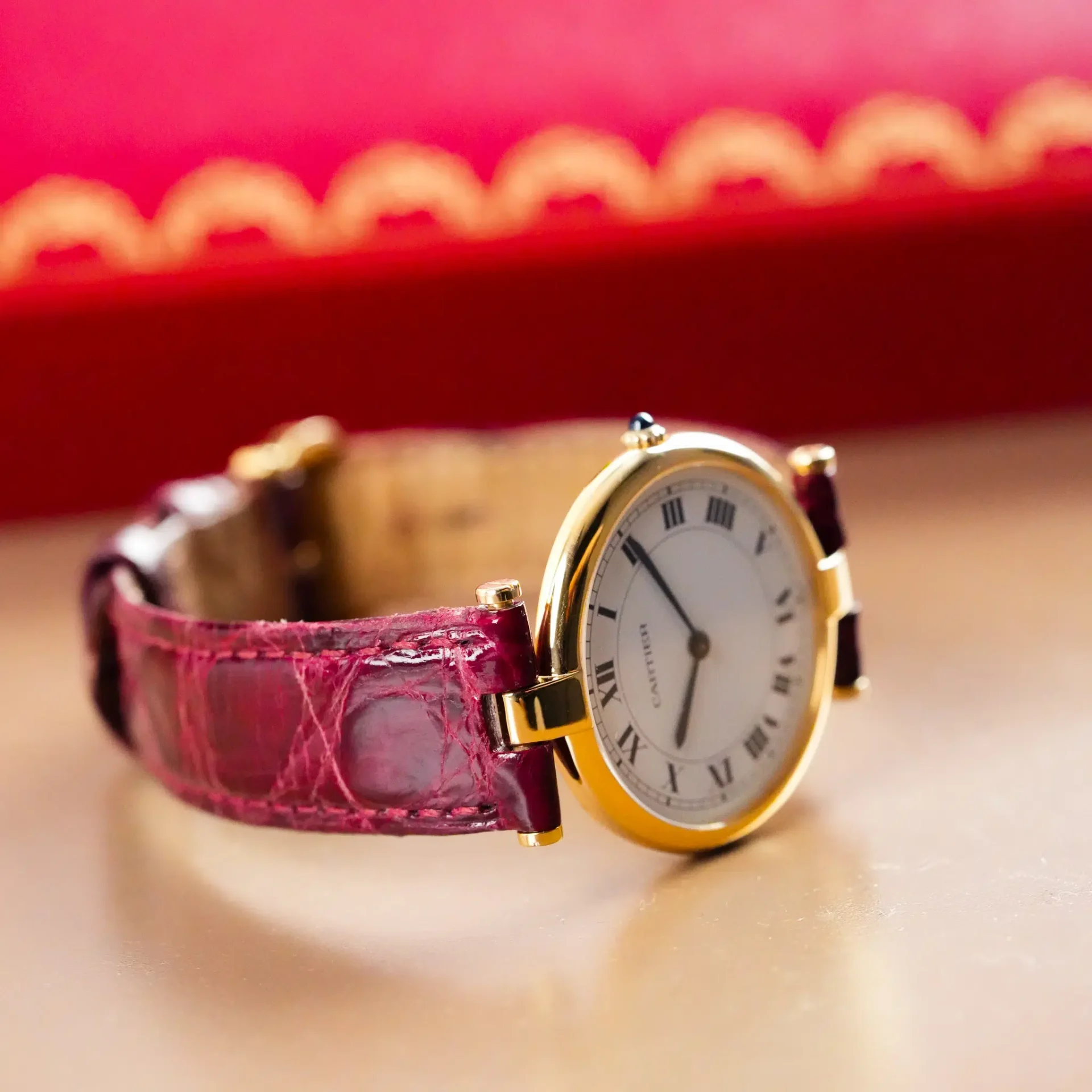 Cartier Must De Cartier Vermeil Vendome 18k Gold 8100.1 - Görsel 7