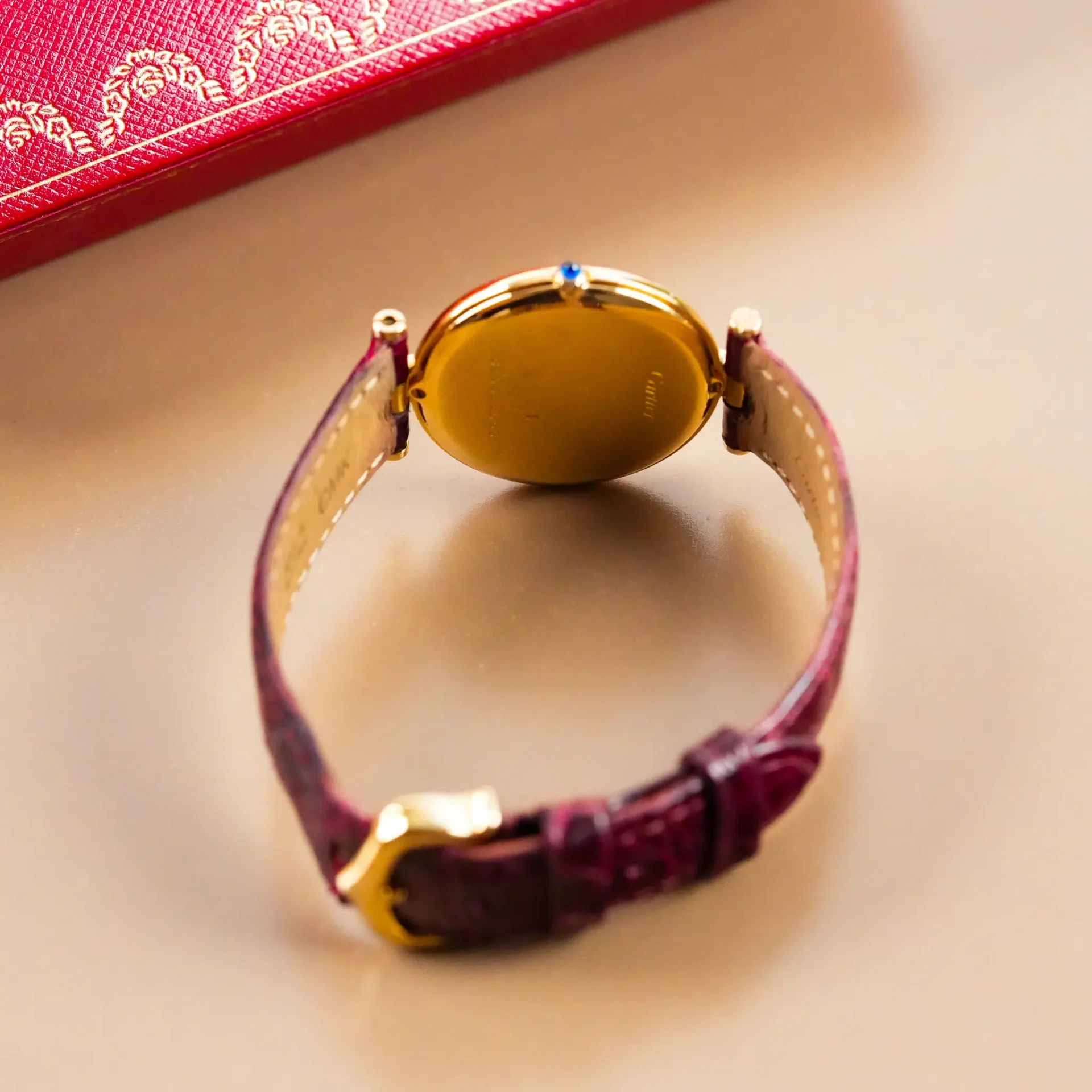 Cartier Must De Cartier Vermeil Vendome 18k Gold 8100.1 - Görsel 8
