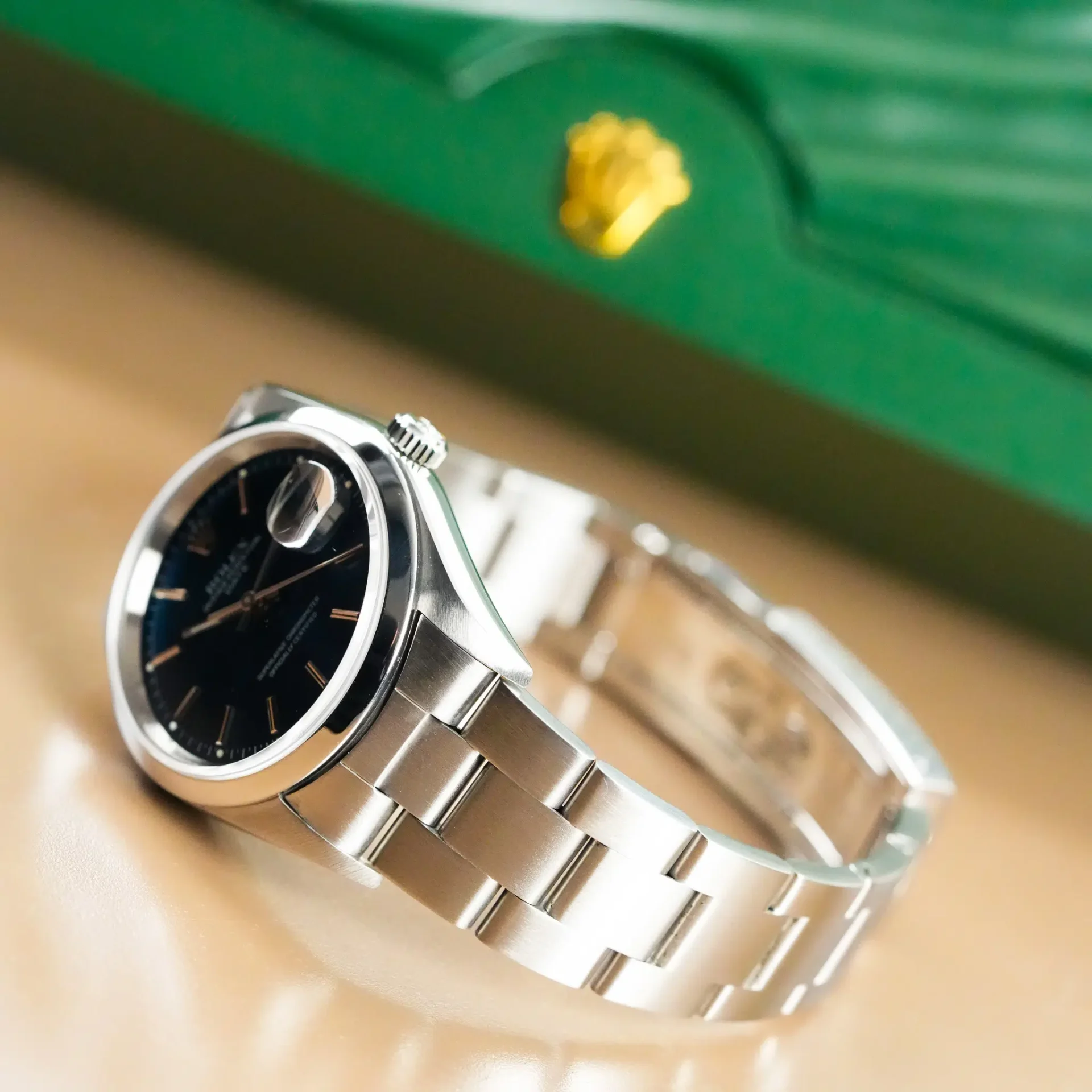 Rolex Oyster Perpetual Date Blue Dial 15200 - Görsel 6