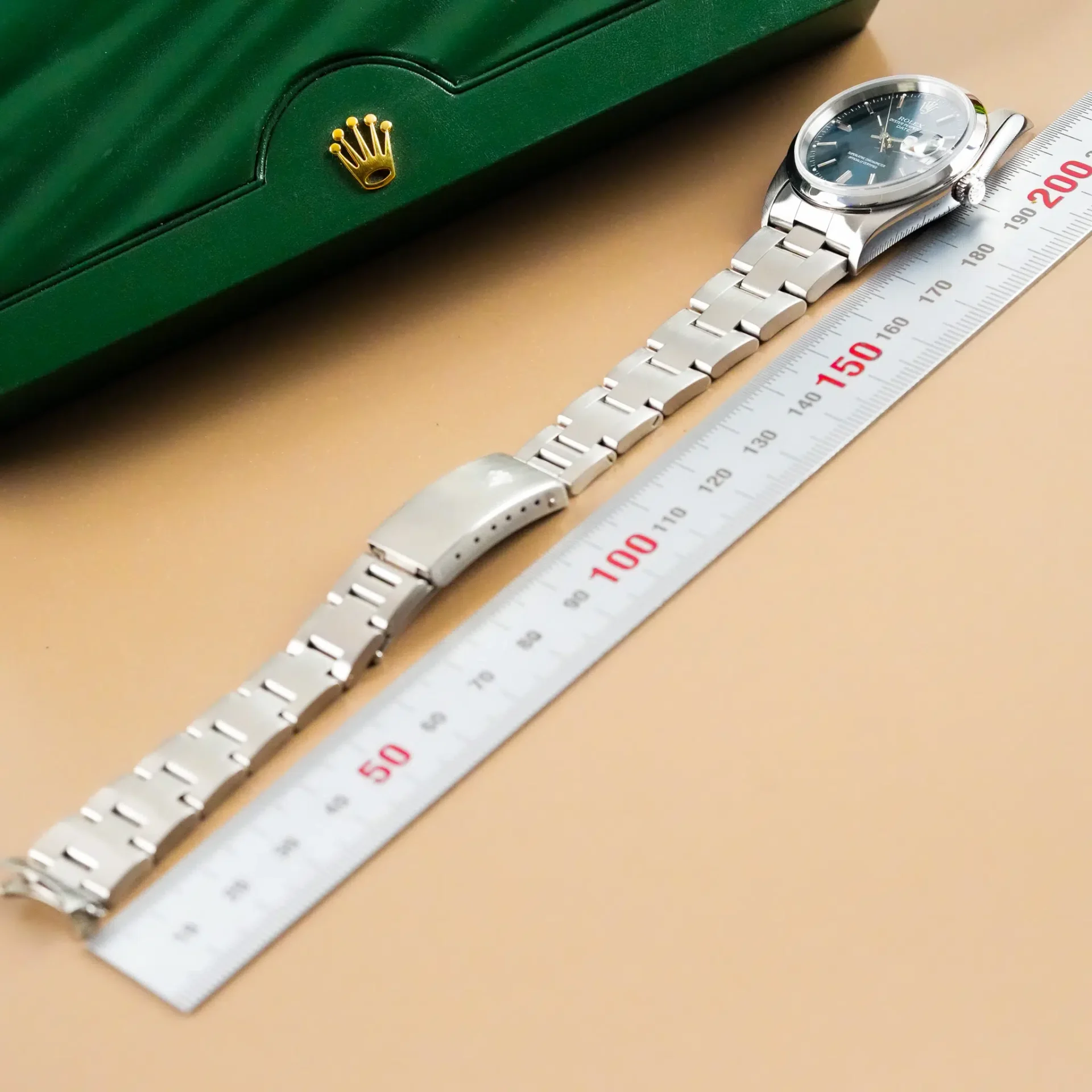 Rolex Oyster Perpetual Date Blue Dial 15200 - Görsel 11