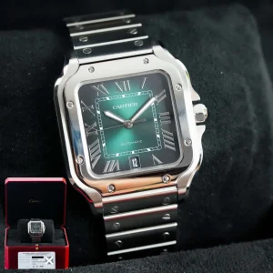 Cartier Santos Large Green Dial WSSA0062