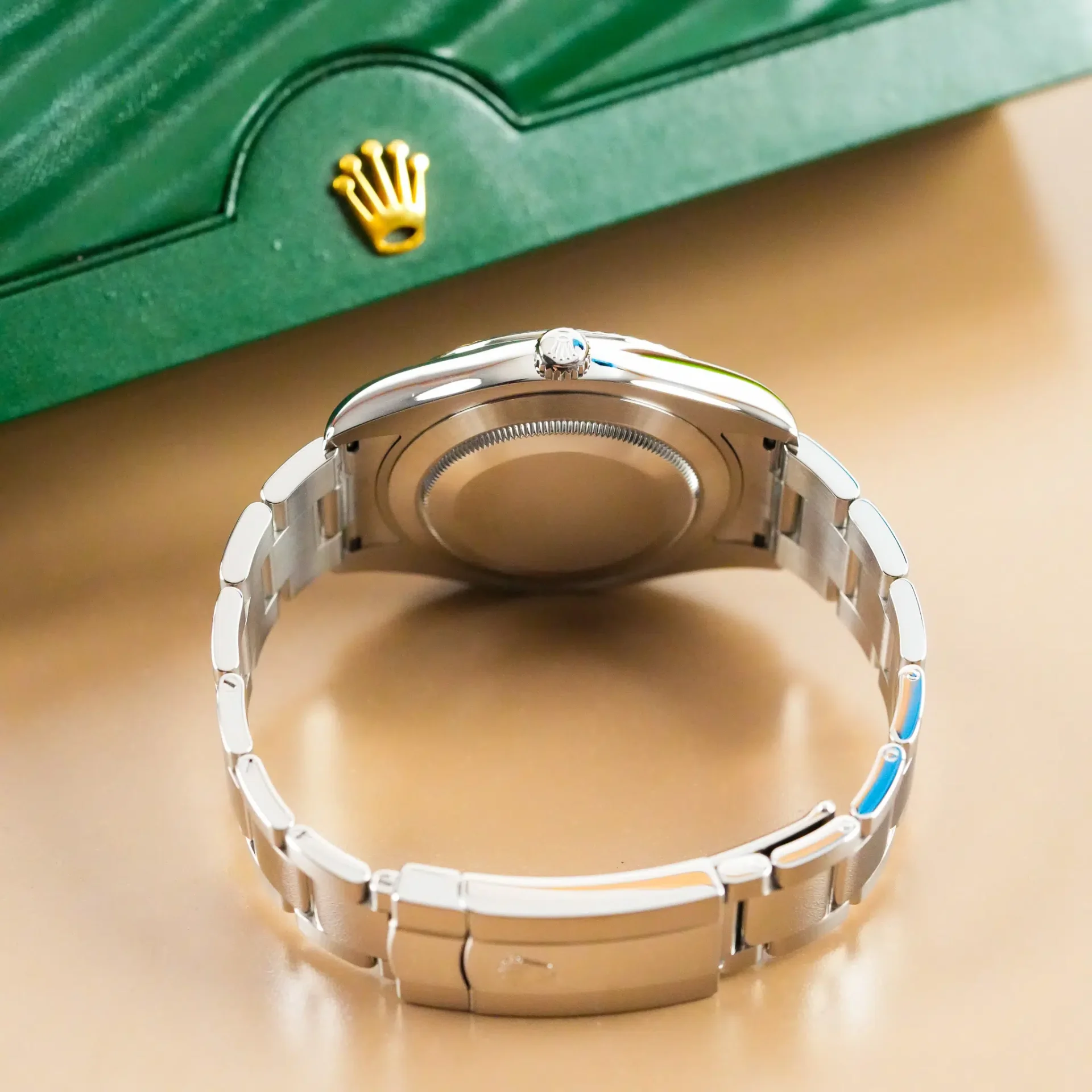 Rolex Datejust II 18k White Gold Fluted Bezel Diamond Indeks 116334 - Görsel 8