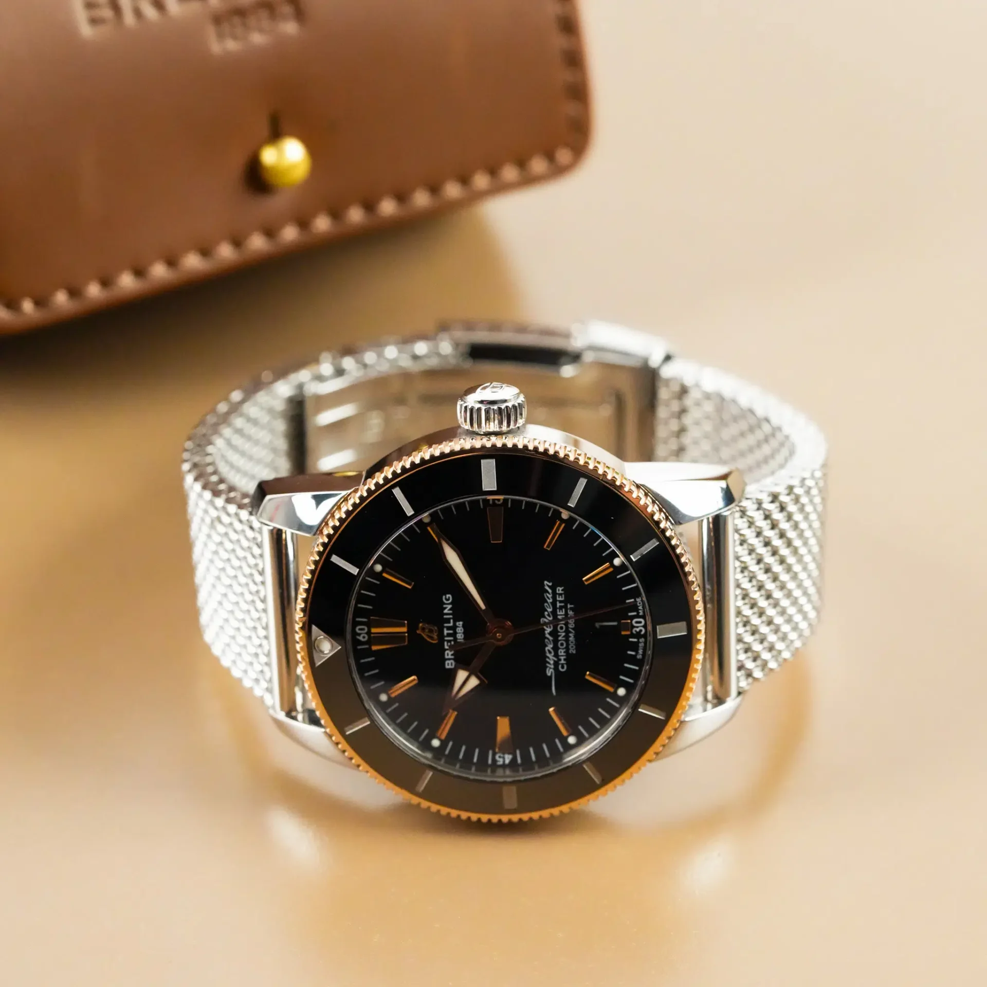 Breitling Superocean Heritage Rose Gold Black Dial UB3020 - Görsel 5