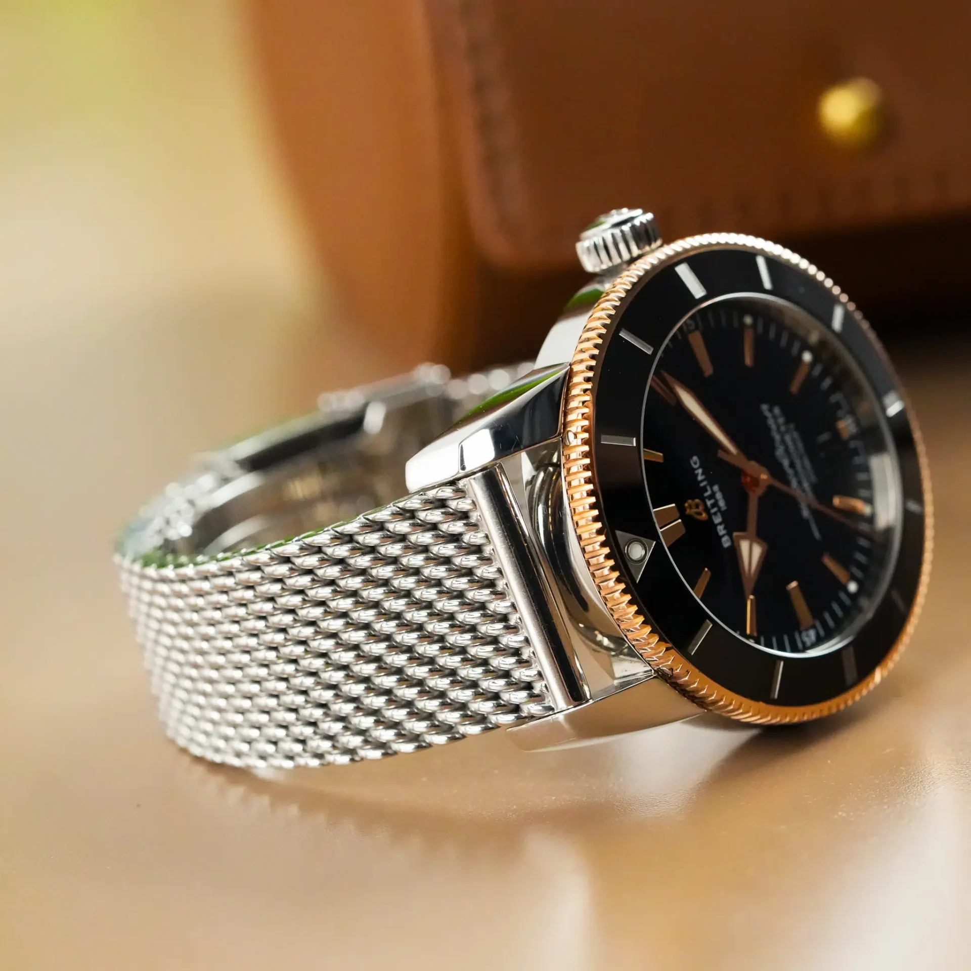 Breitling Superocean Heritage Rose Gold Black Dial UB3020 - Görsel 7